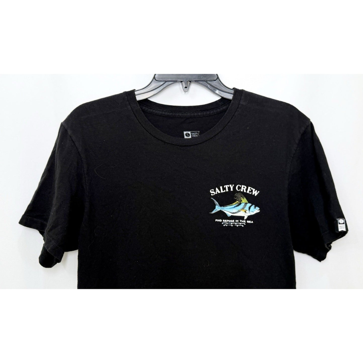 Salty Crew "Rooster" Short Sleeve Premium Tee (Black) T-Shirt/Men’s Size Medium
