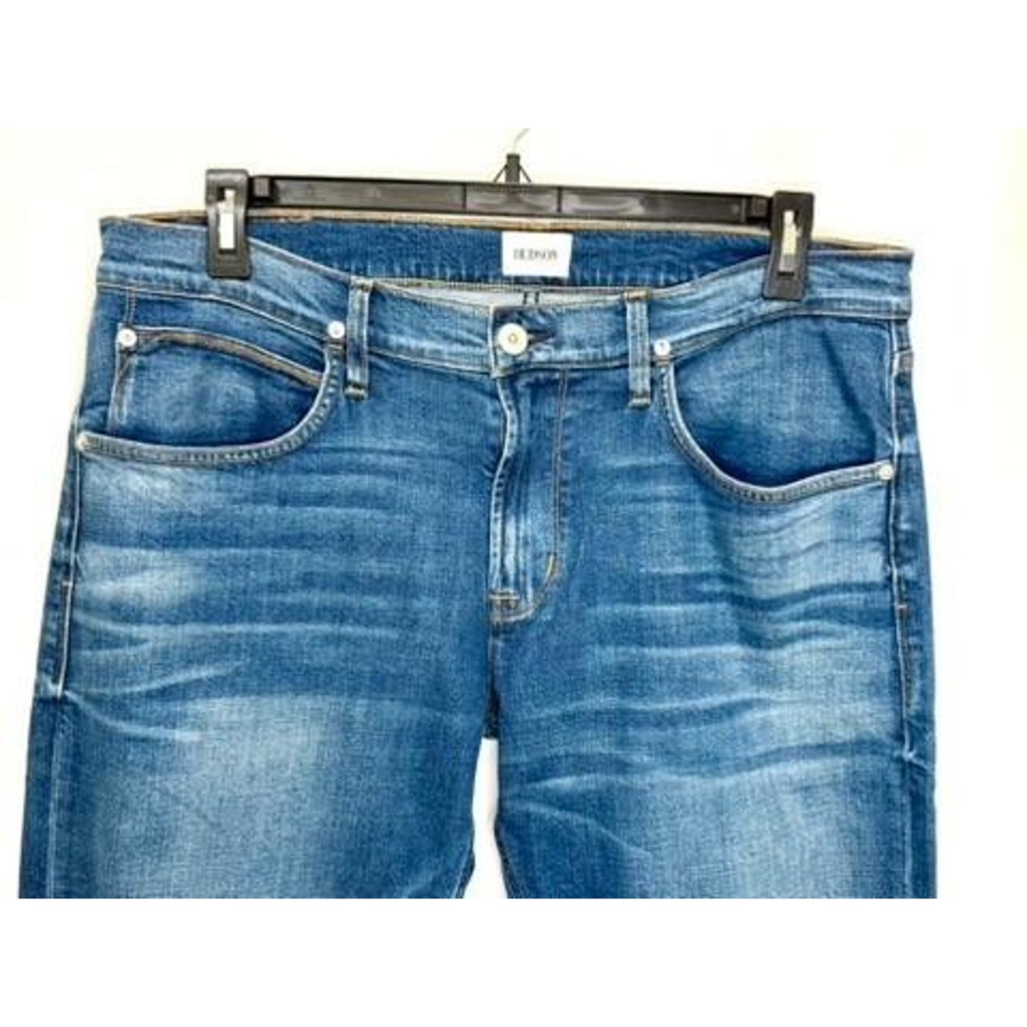 Hudson Blake Slim Straight Jeans Mens 36 Blue Stretch Denim Pants