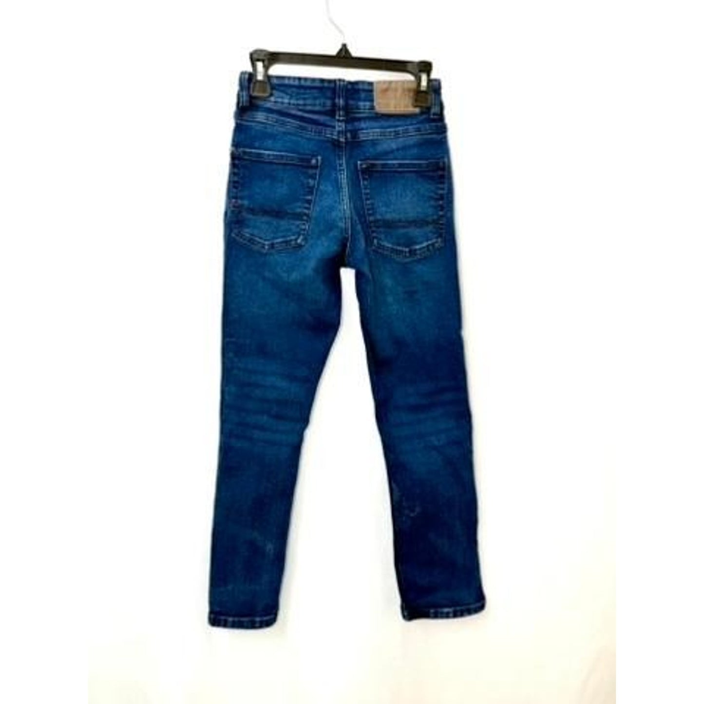 Tommy Hilfiger Boys Stretch Slim Fit Jeans Size 8 Blue Denim Adjustable Waist