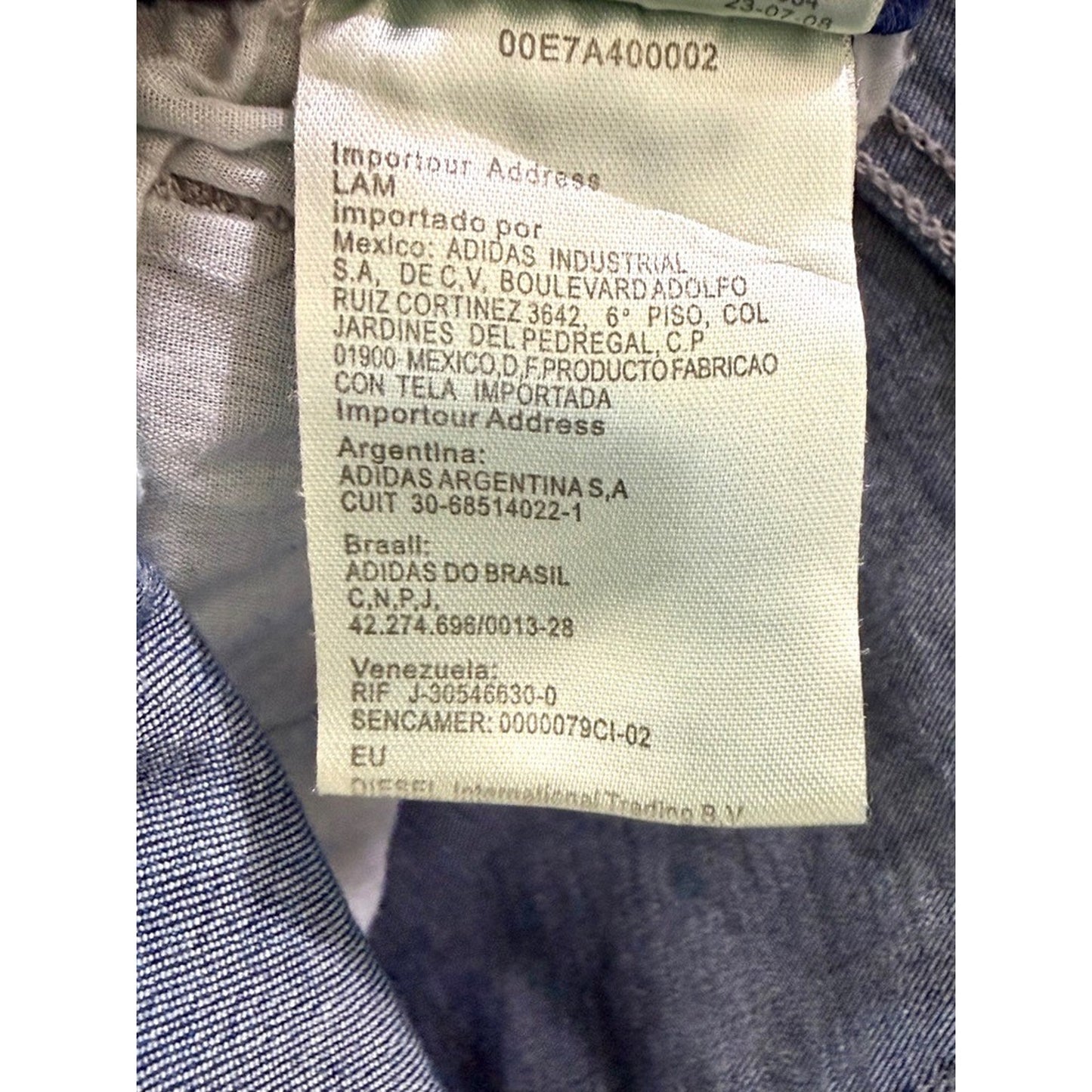 Diesel Buster Jeans Mens 36x32 Blue Denim Regular Slim Tapered Made in Italy
