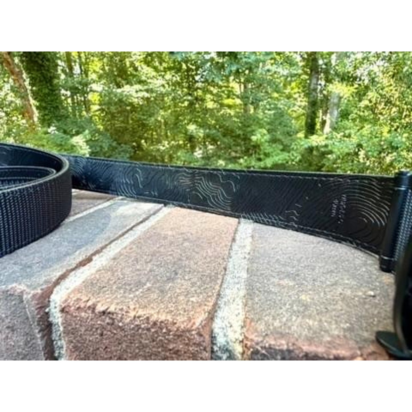 NWT Mission Belt Swat Black Nylon Ratchet Belt Mens XXL 40mm No Holes Adjustable