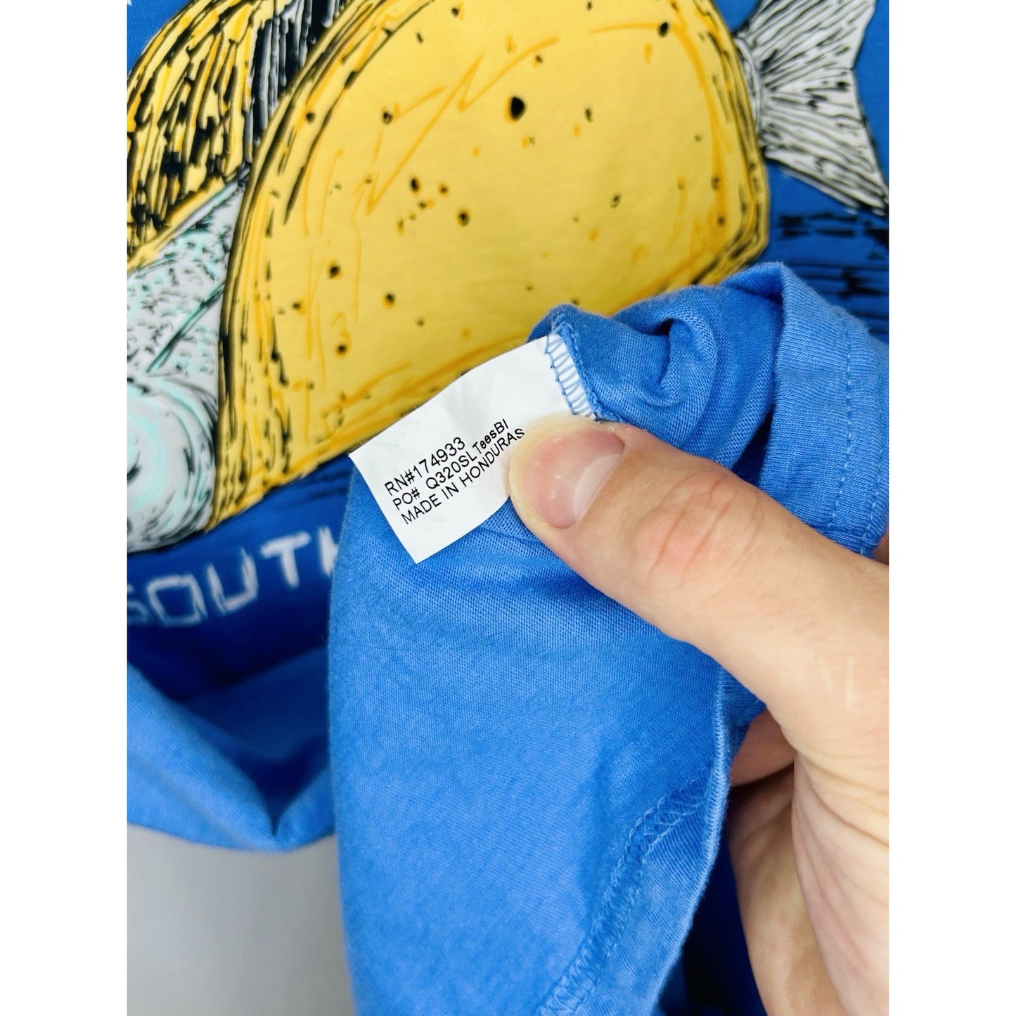 Southern Lure “Taco Tuesday” Blue Graphic T-shirt - Women’s Medium