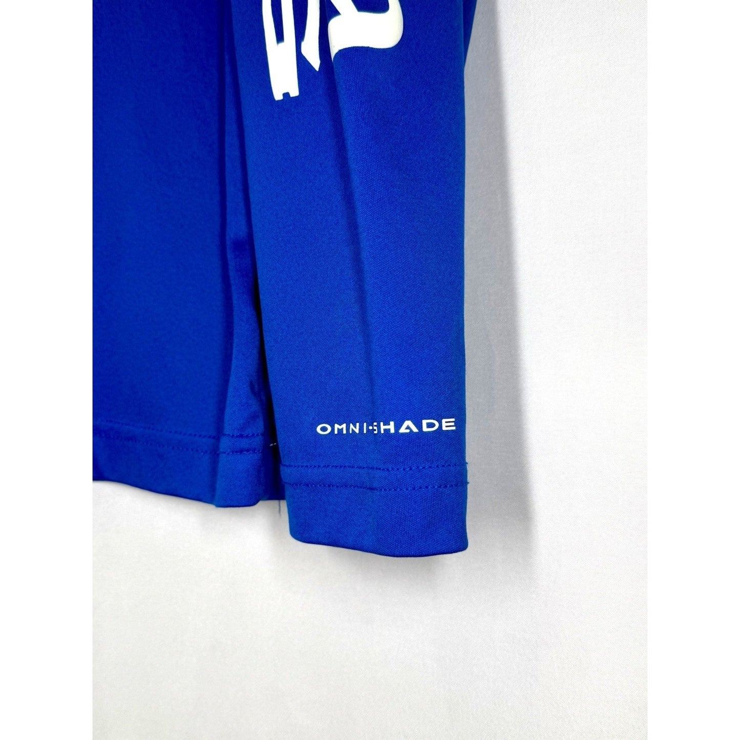 Columbia Royal Chicago Cubs Terminal Tackle L/S Hoodie T-Shirt Men’s Medium