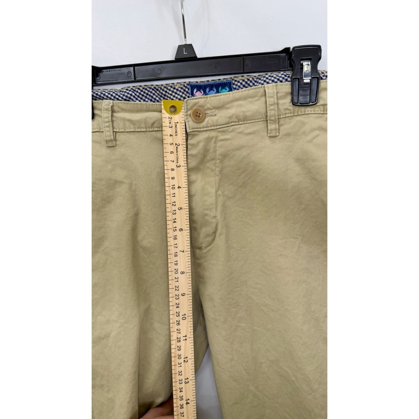 CHARLESTON THREADS Chinos Men's Sz 36 X 30 Beige Khakis PANTS EUC