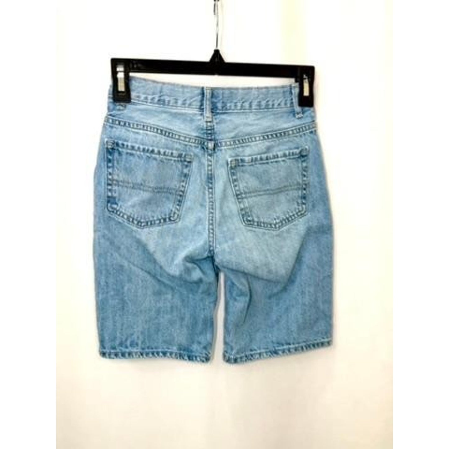 The Childrens Place Boys Denim Shorts Size 8 Blue Light Wash 100% Cotton