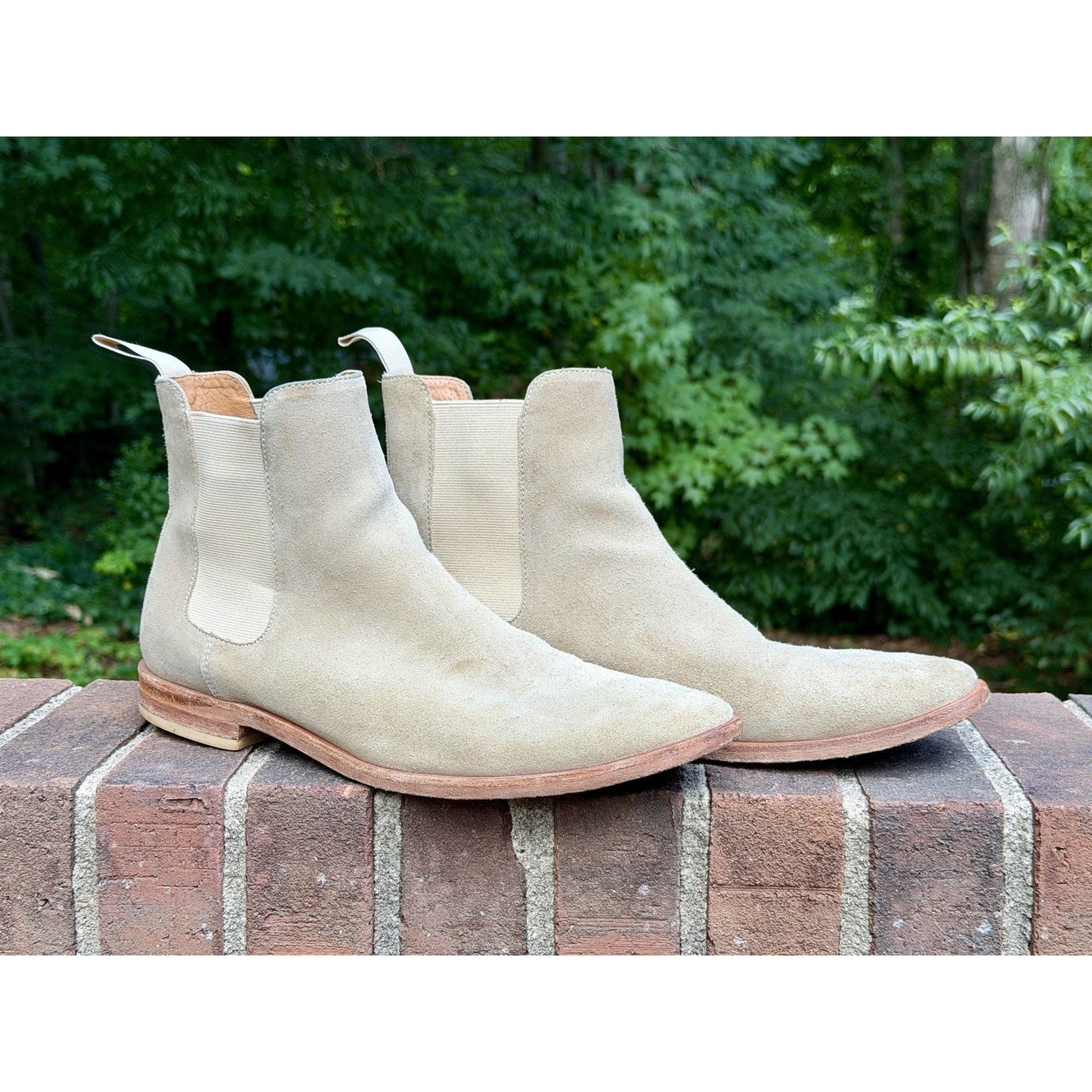 New Republic By Mark McNairy - Chelsea Boot - Men’s Size 12/45.5 EU - Tan Suede