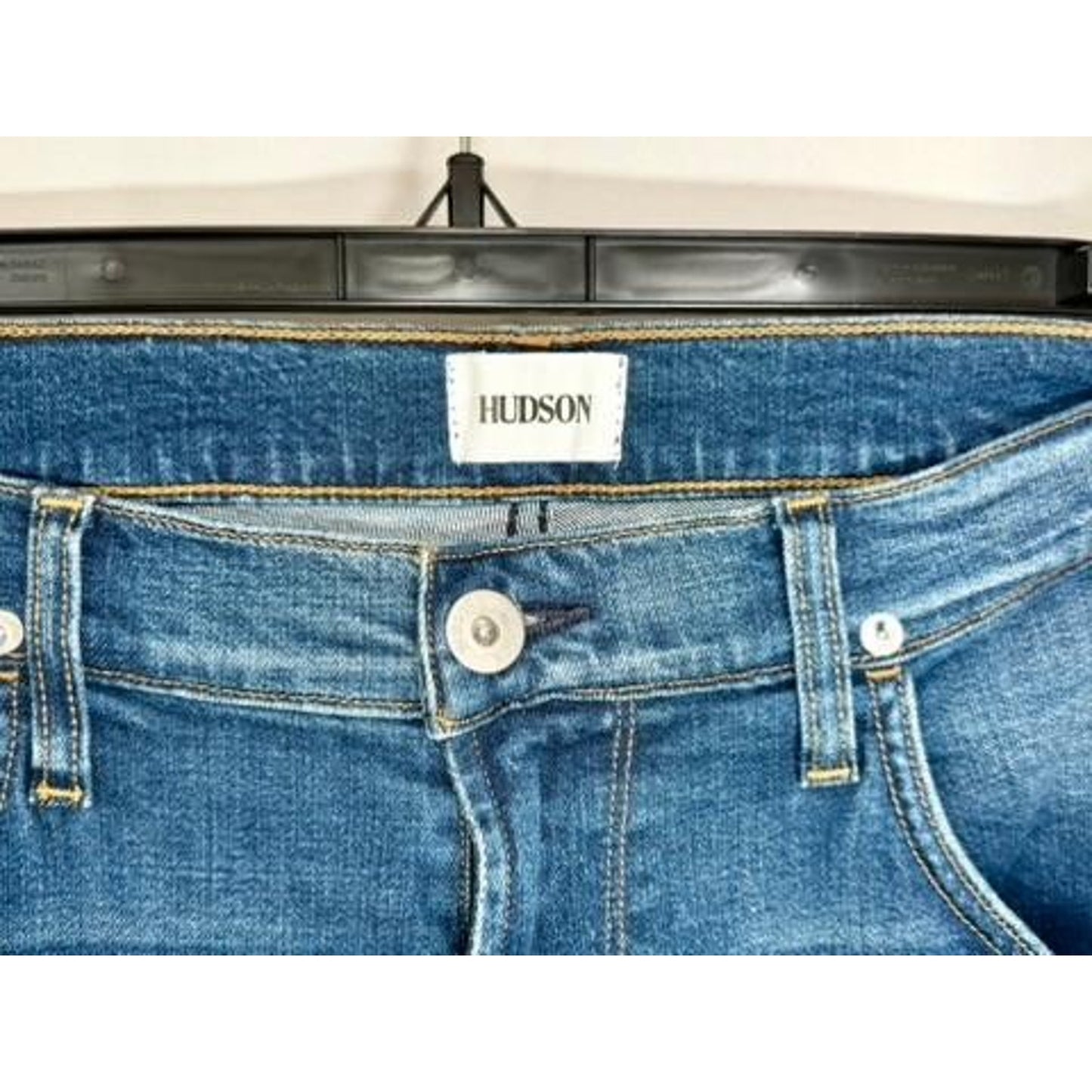 Hudson Blake Slim Straight Jeans Mens 36 Blue Stretch Denim Pants