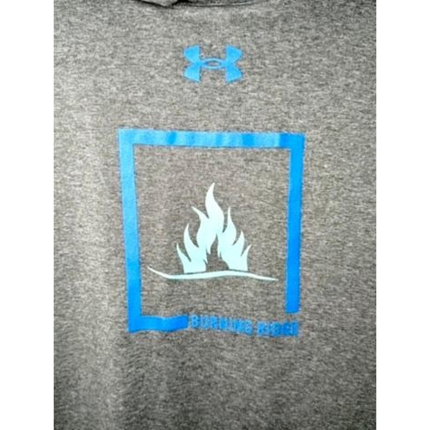 Under Armour Burning Ridge Hoodie Mens XL Gray Long Sleeve Performance Shirt