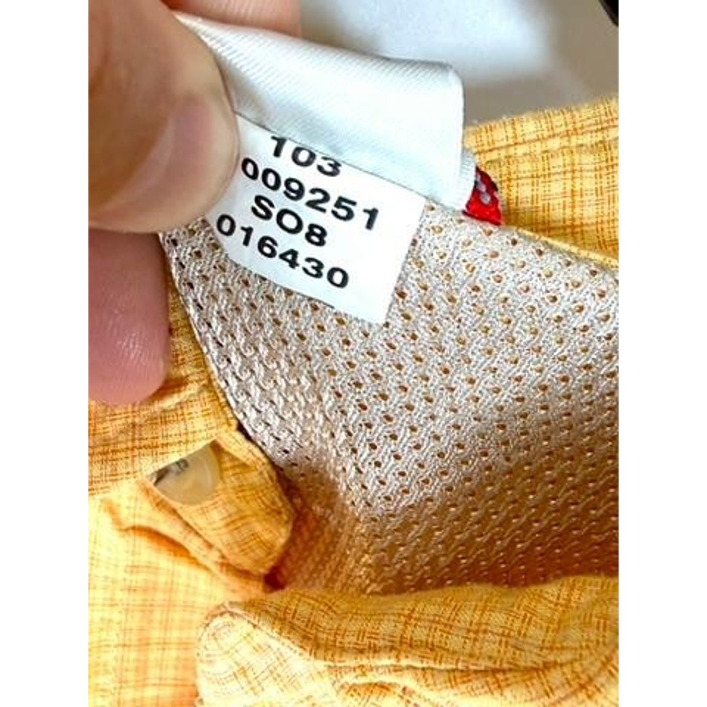 The North Face Shirt Mens Large Yellow Plaid Short Sleeve Hiking Button Up