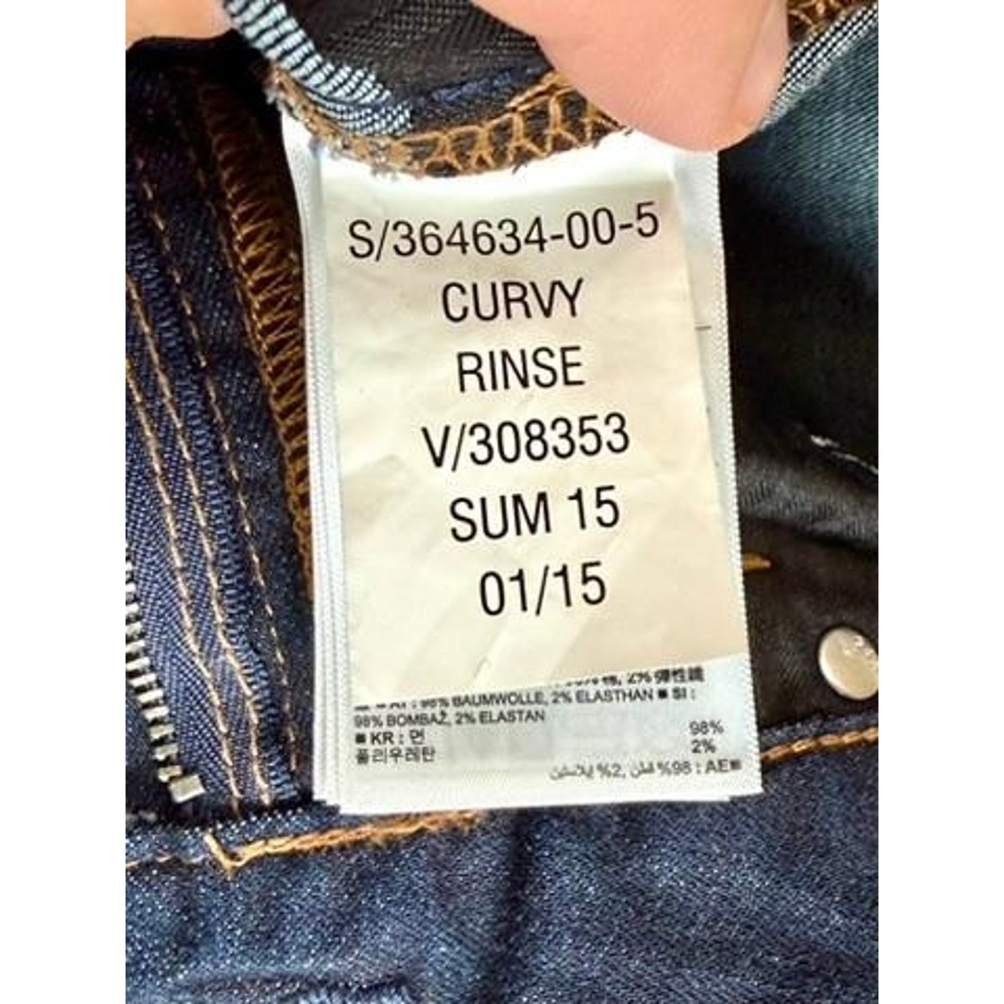 Gap 1969 Bootcut Jeans Womens Size 10 Dark Wash Denim Stretch Blue