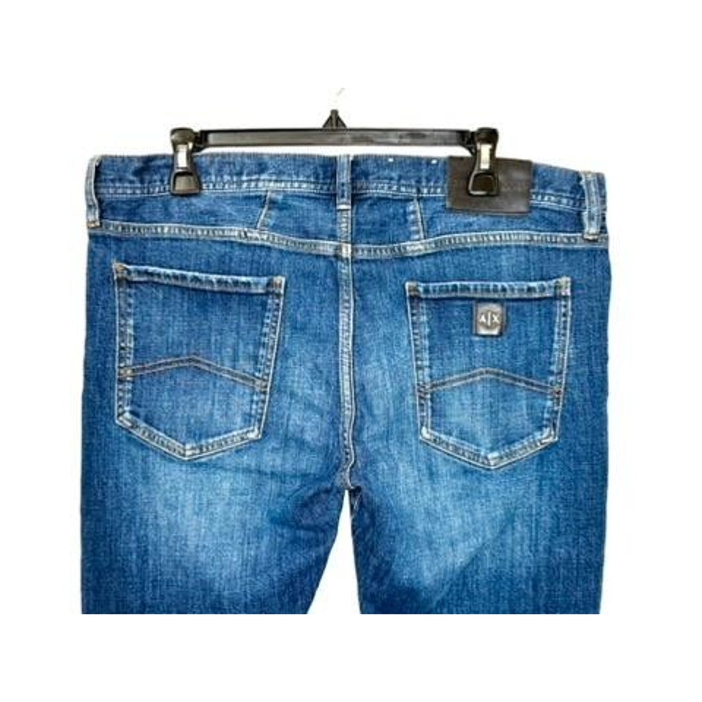 Armani Exchange J13 Slim Fit Jeans Mens Size 36 Blue Denim Pants