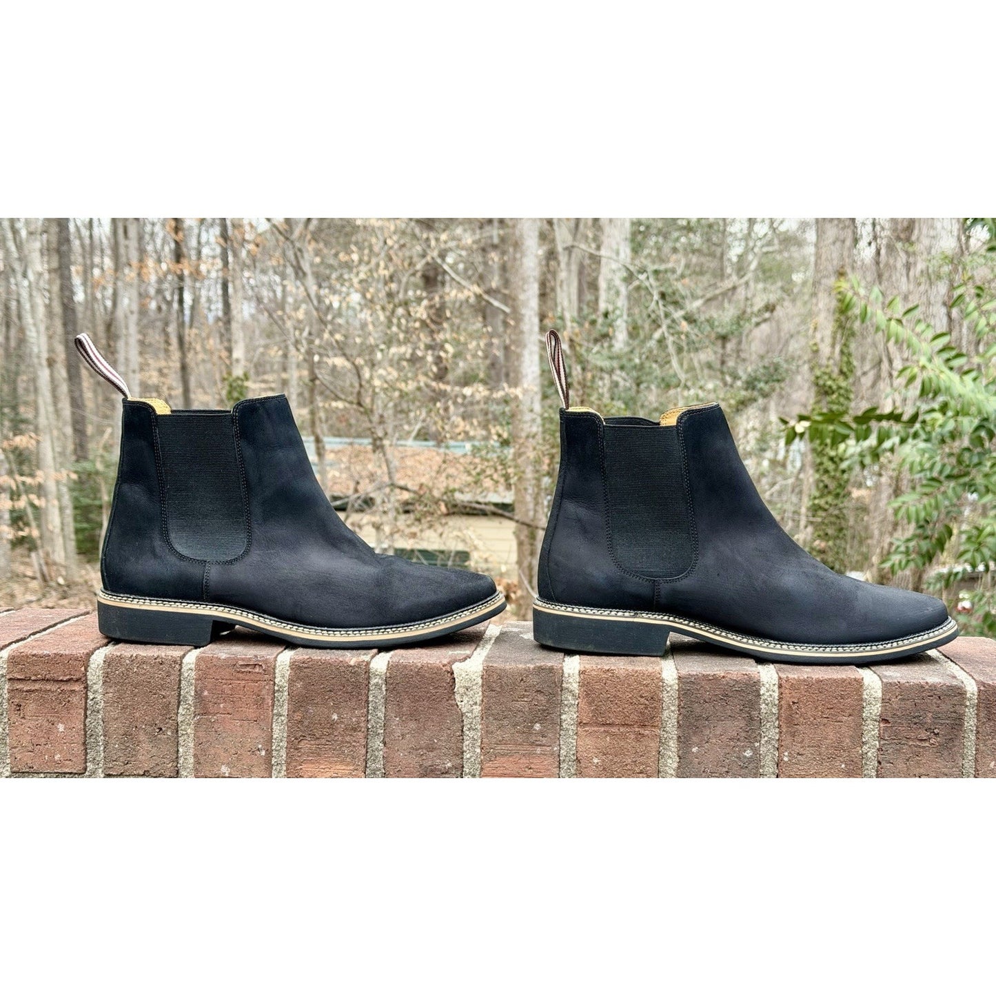 De Wolf Black Suede Chelsea Boots Men’s Size 11.5 / Worn Twice