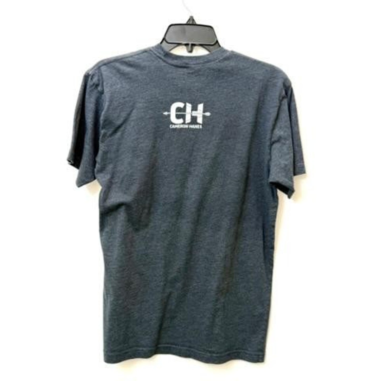 Cameron Hanes Nobody Cares Work Harder T-Shirt Mens Gray Graphic Tee