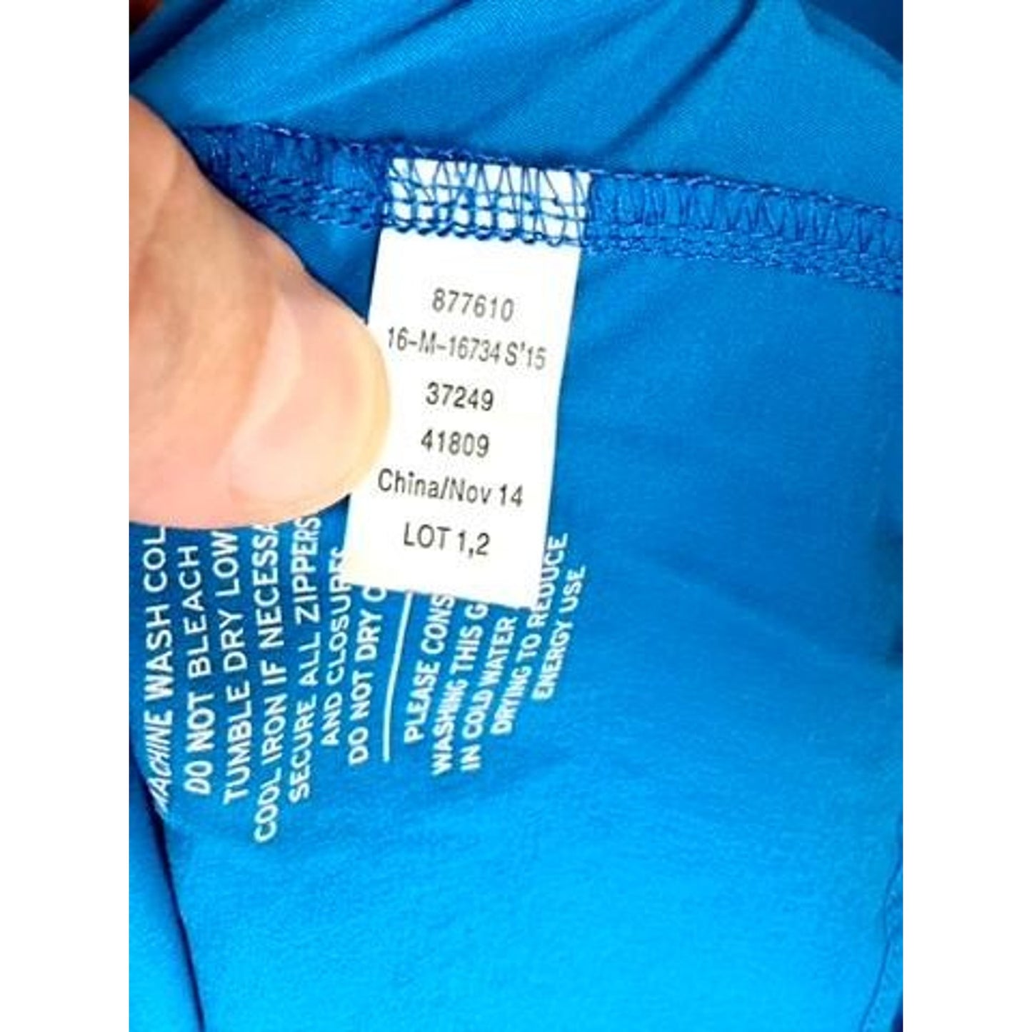 REI Co-op Sahara Hiking Shirt Mens XL Blue Long Sleeve Nylon Spandex Trail
