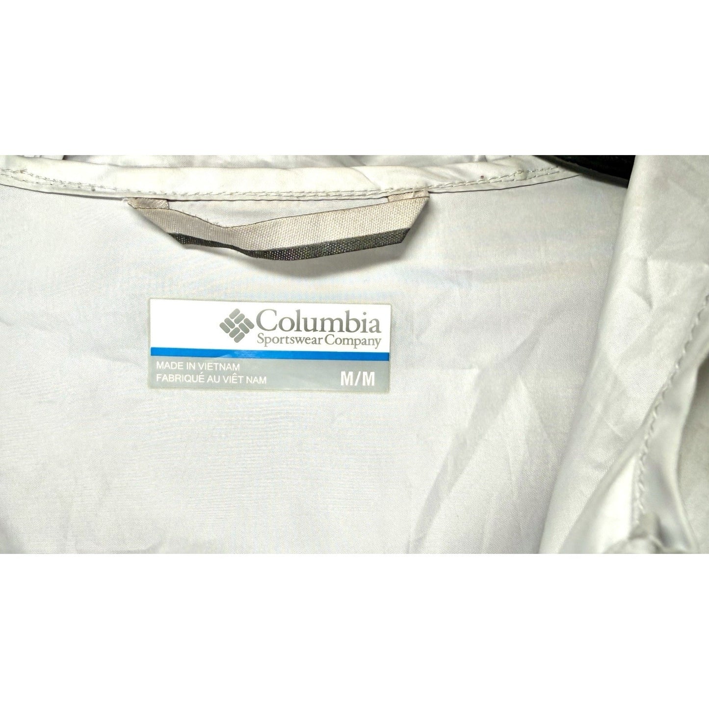 Columbia Terminal Spray PFG Grey Windbreaker Lightweight Jacket Men's Medium