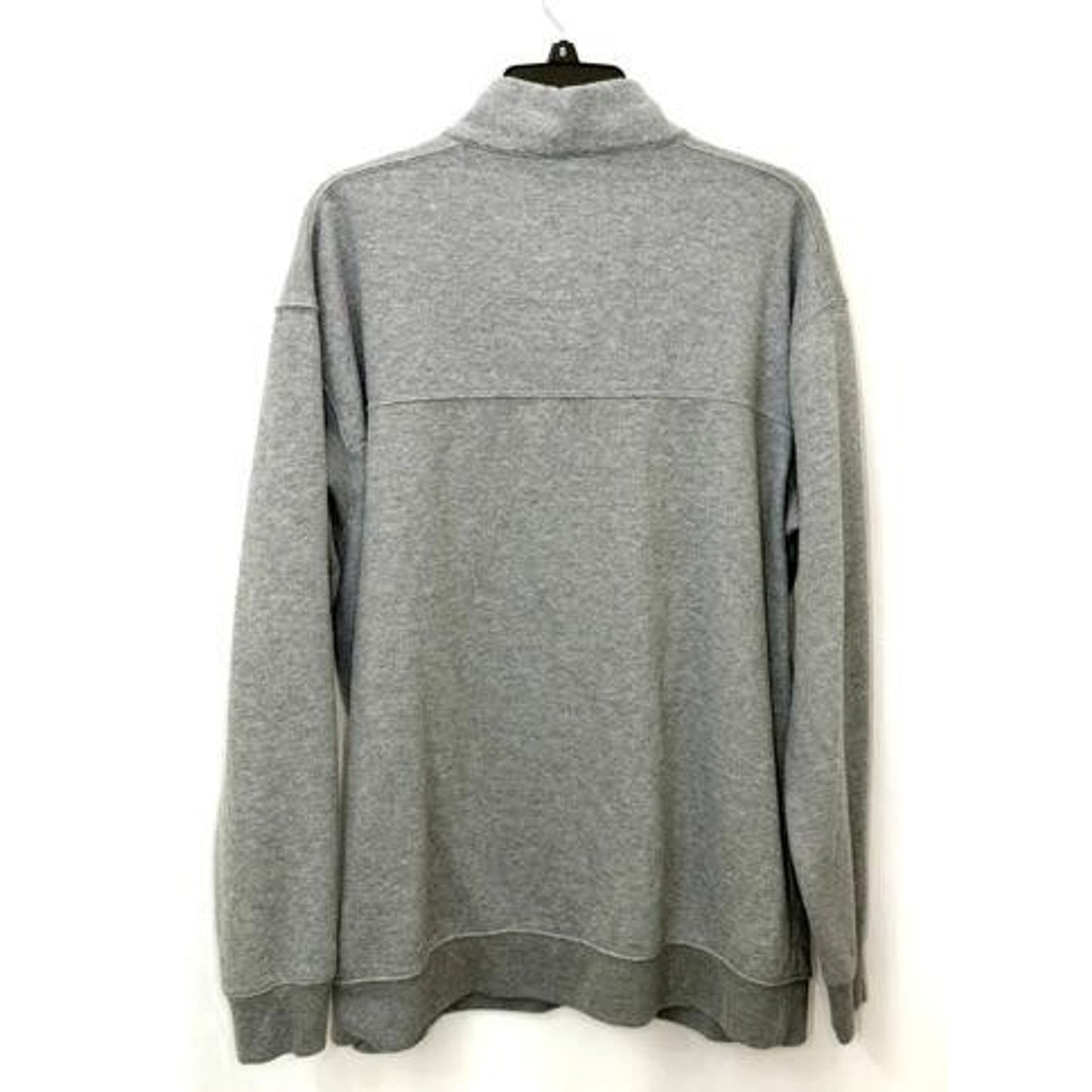 Columbia Sportswear Mens XXL Gray Fleece Lined 1/4 Zip Pullover Sweater AM6771