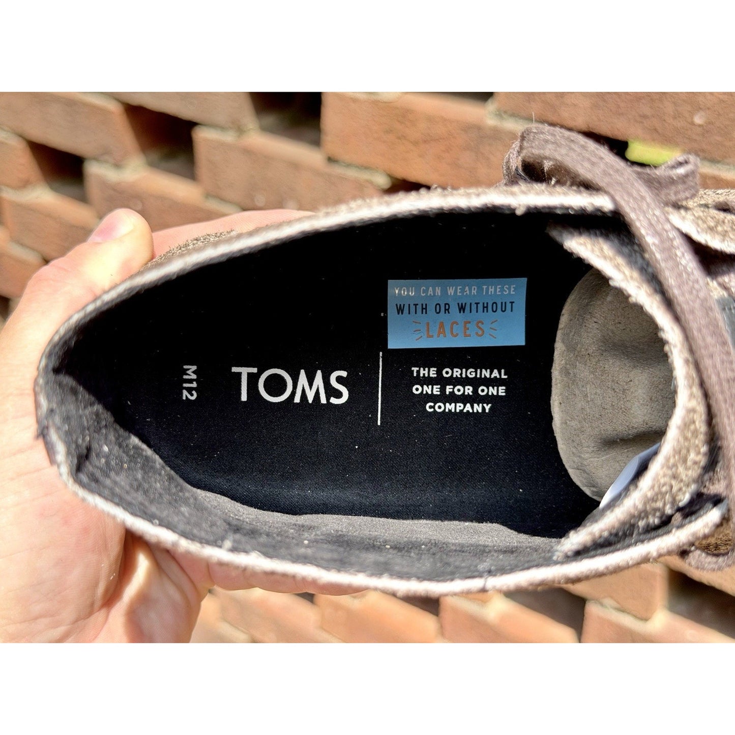 TOMS Mens Bota Shaggy Suede Cupsole Chukka Boots Venice Collection NIB Size 12