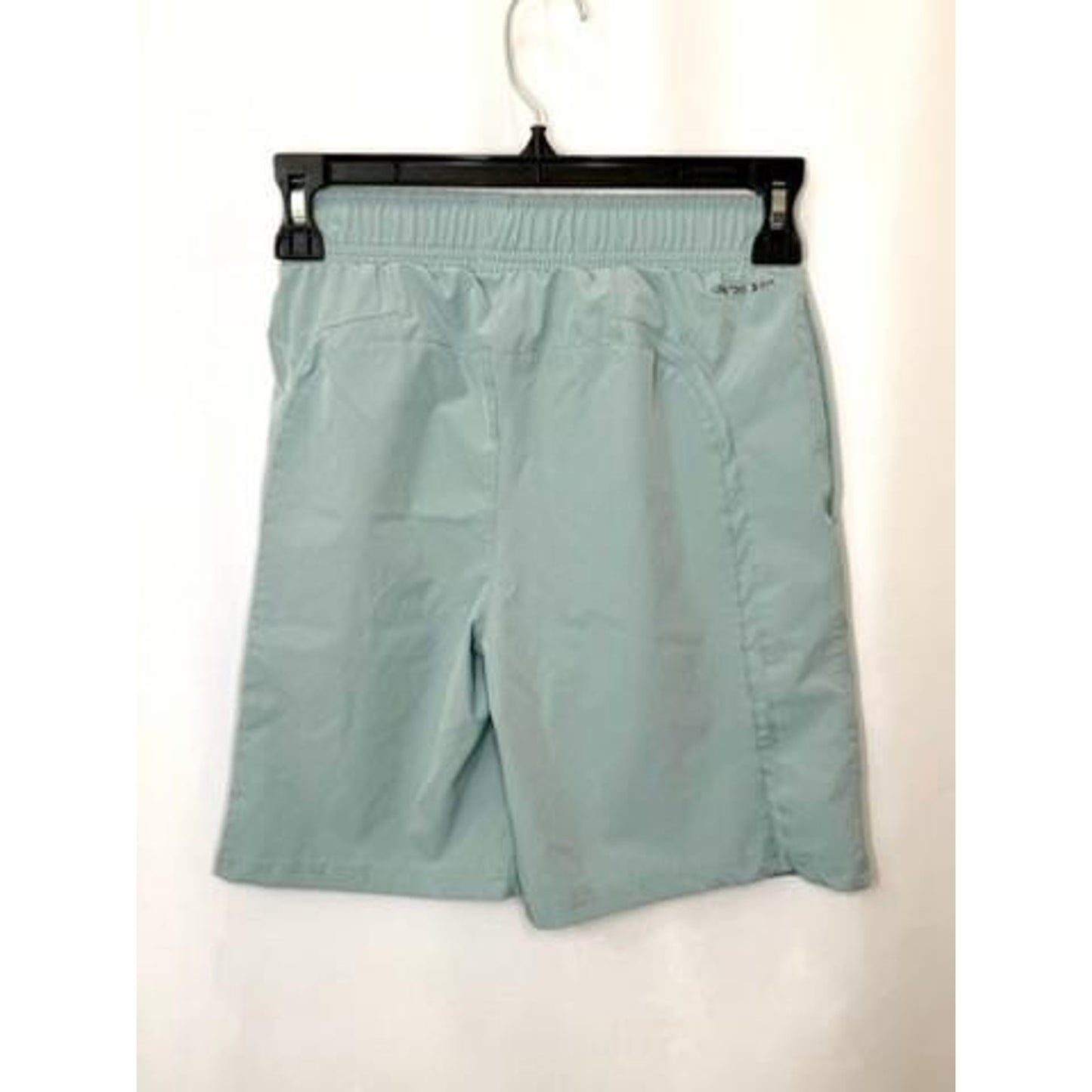 Layer 8 Boys Qwick-Dry Athletic Shorts Size 7/8 Sage Green Elastic Waist