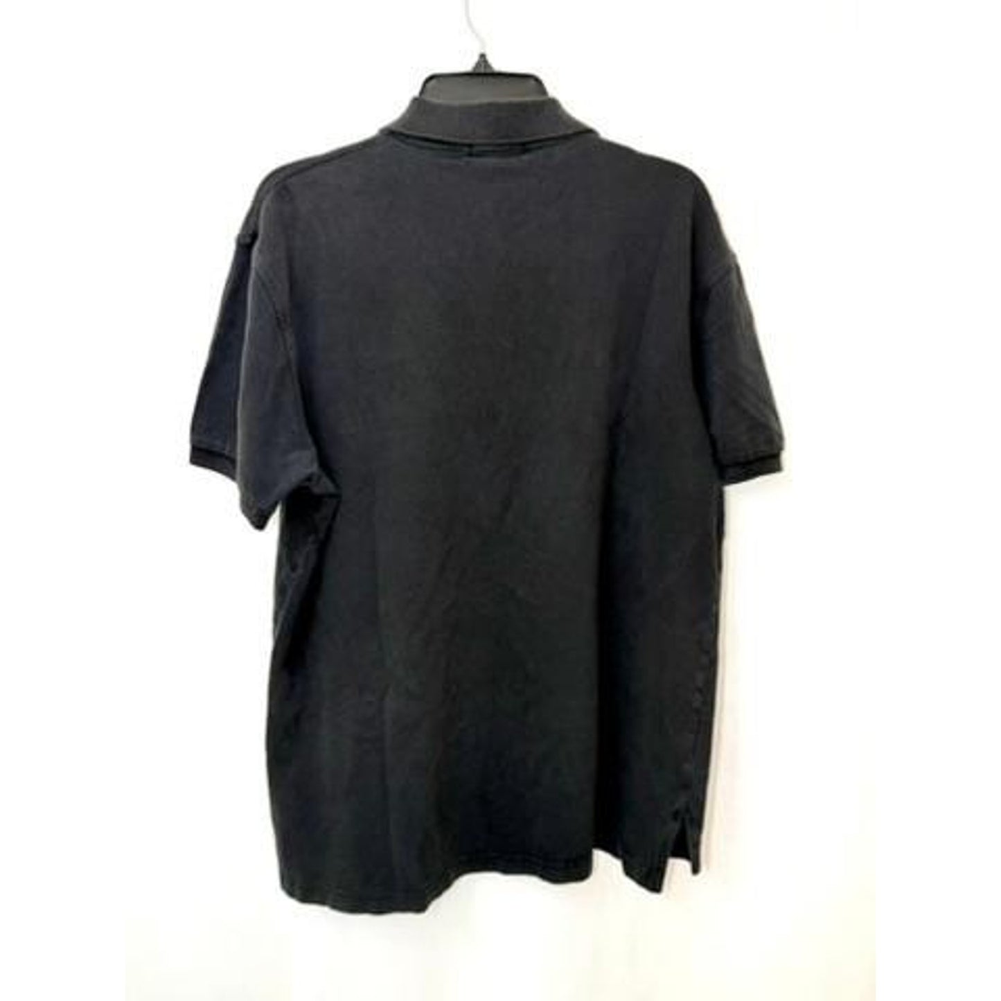 Southern Tide Skipjack Polo Shirt Mens Large Black Short Sleeve Cotton Spandex