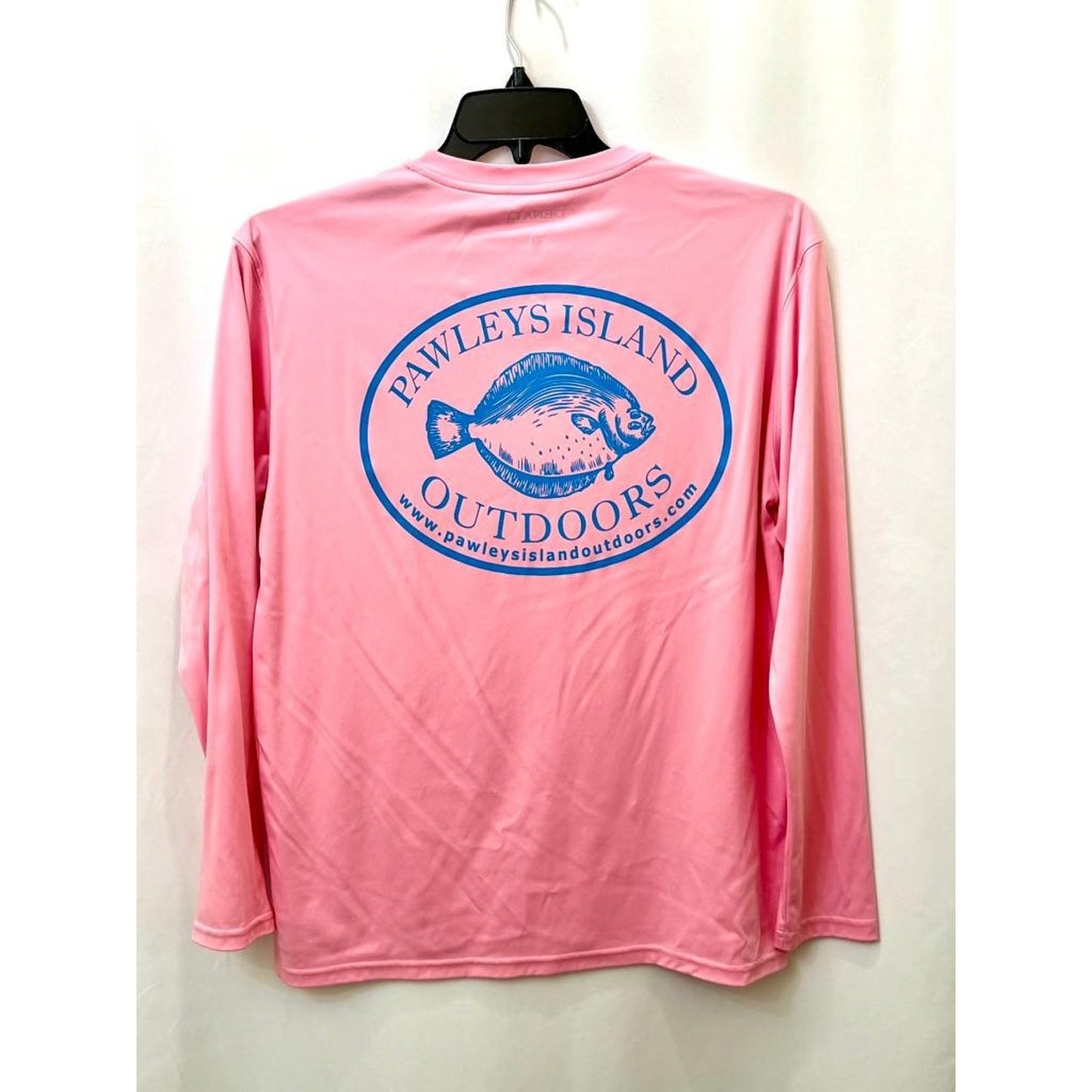 Denali Performance Apparel Pawleys Island Outdoors Fishing Shirt Pink Mens M L/S