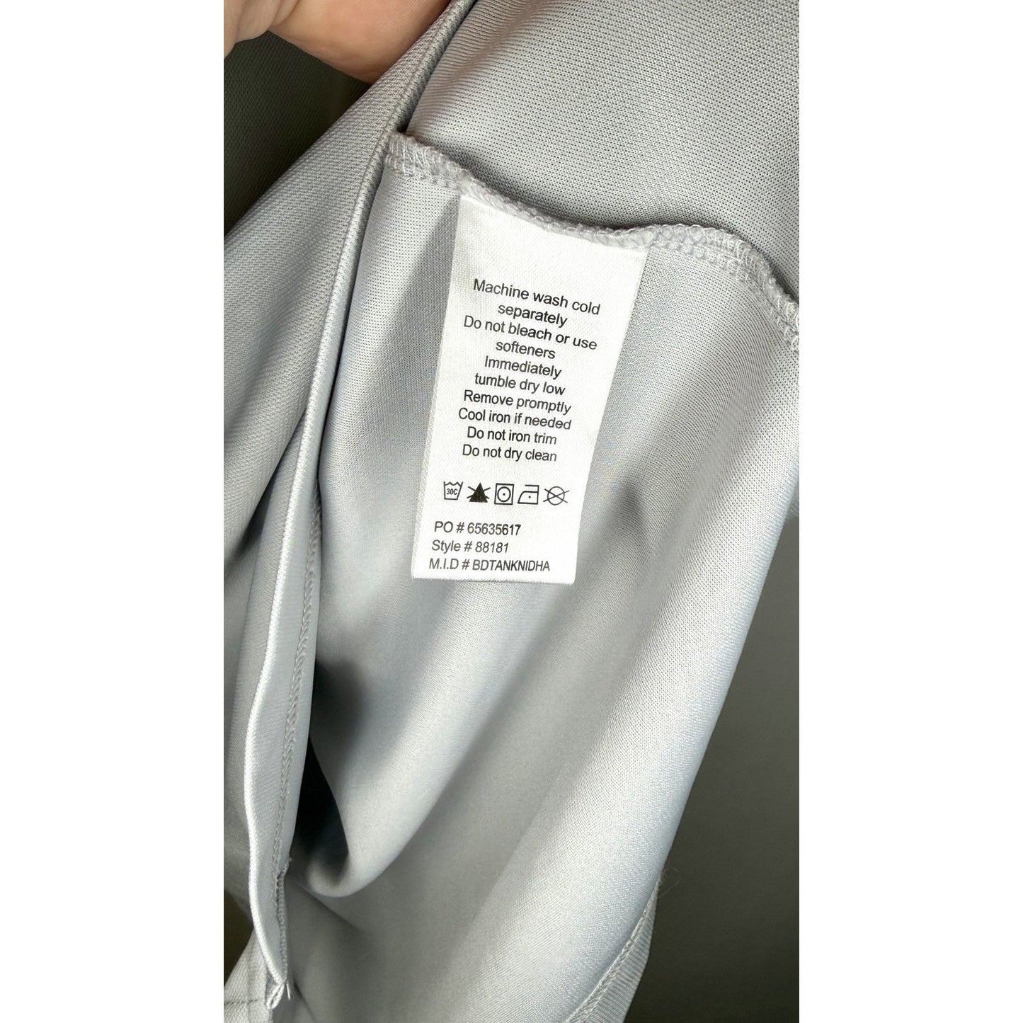 Core365 Grey Polo Embroidered With South Carolina Palmetto Tree MenSize Medium
