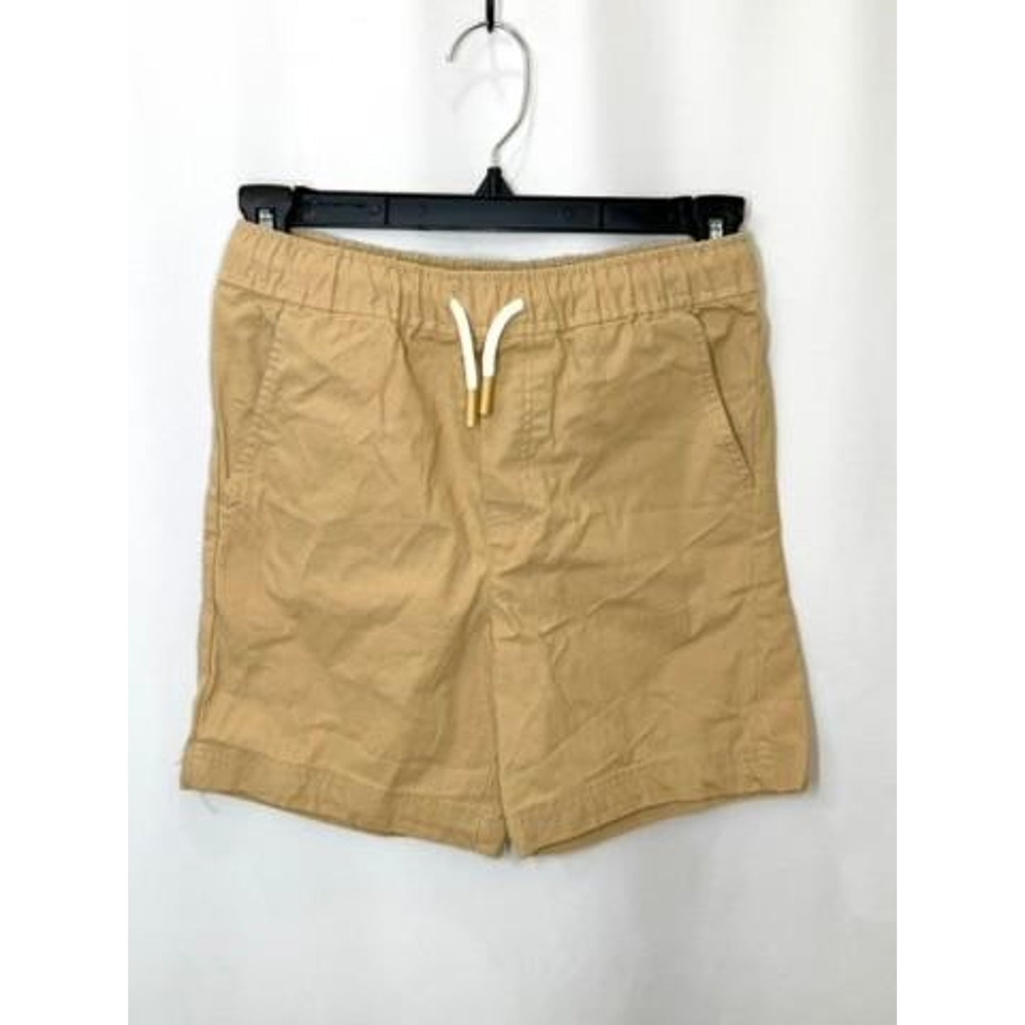 Tommy Bahama Boys Chino Shorts Size M 7-8 Beige Tan Elastic Waist Drawstring