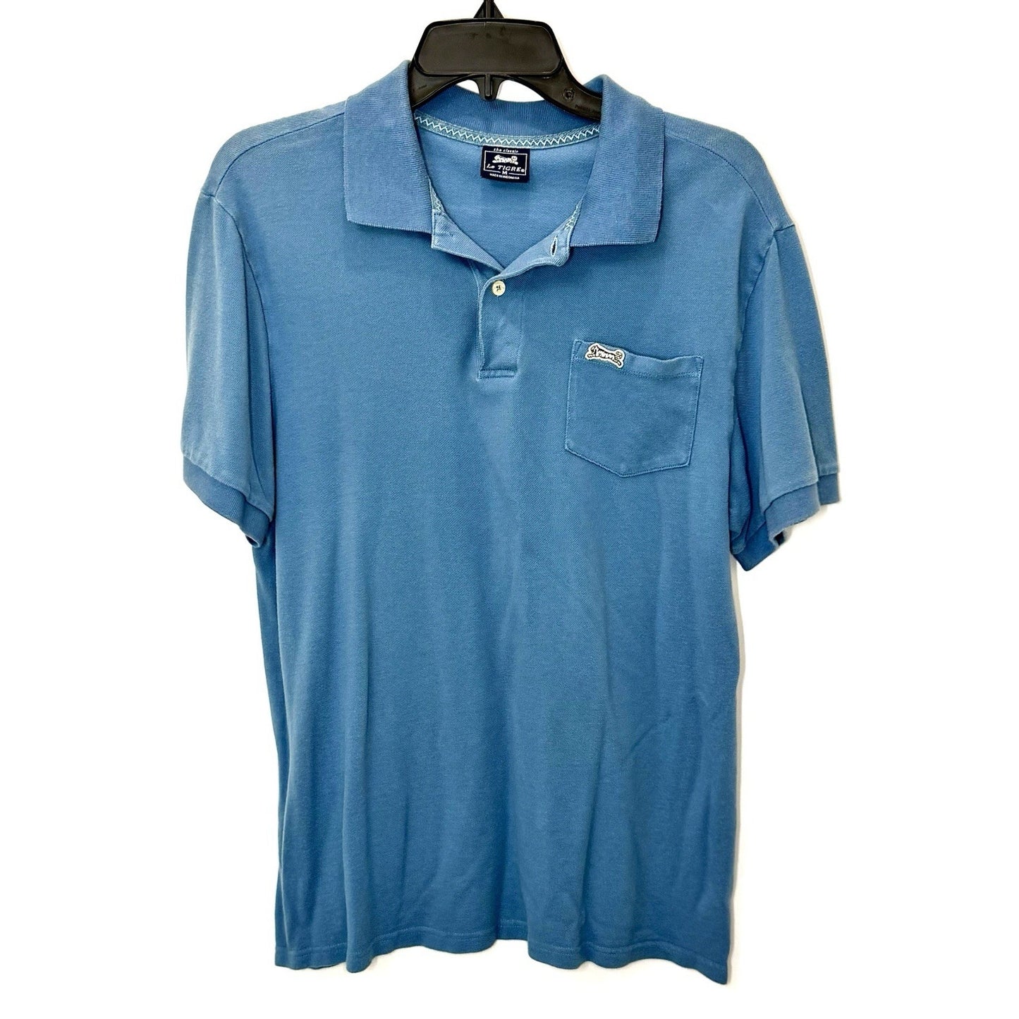 Le Tigre Turquoise Shirt Pink Tiger Size Large The Classic Polo