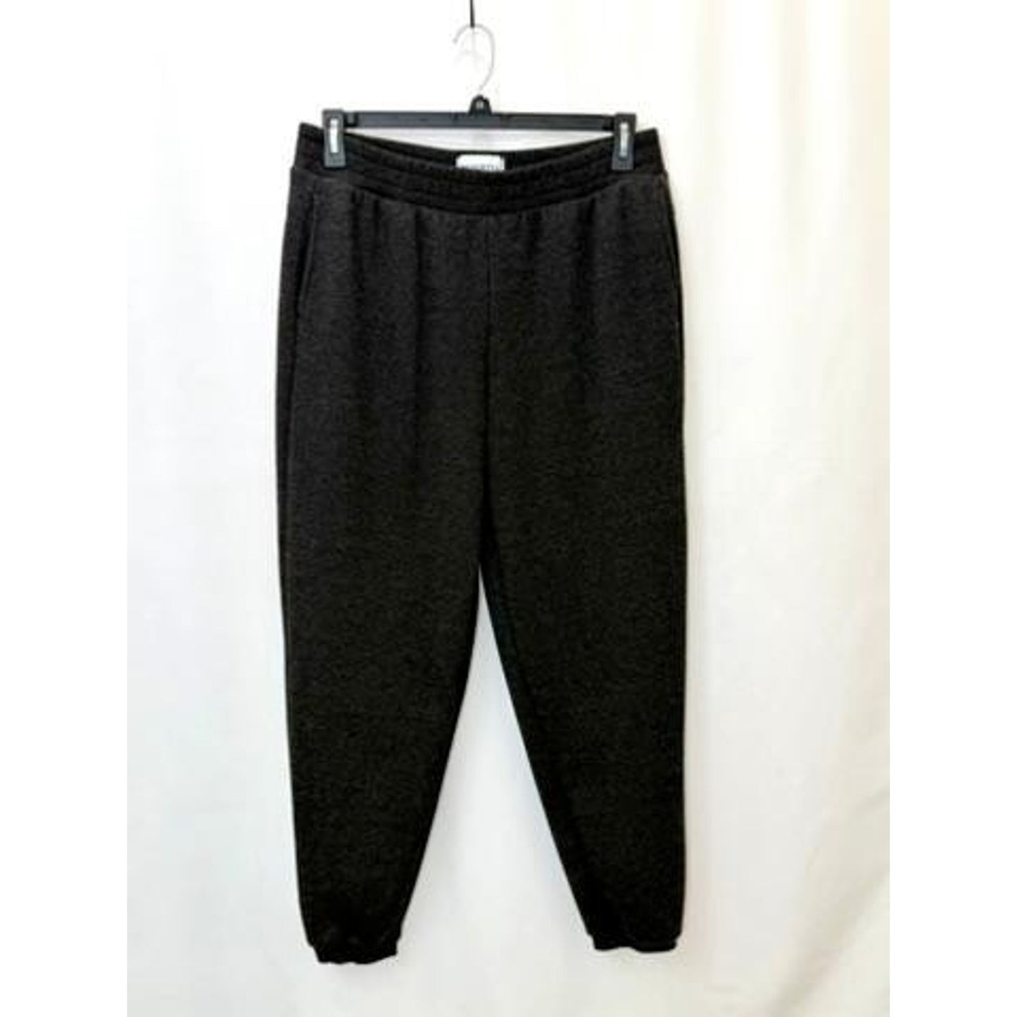 Mondetta Women's Jogger Sweatpants Size L Dark Gray Heathered Fleece Activewear