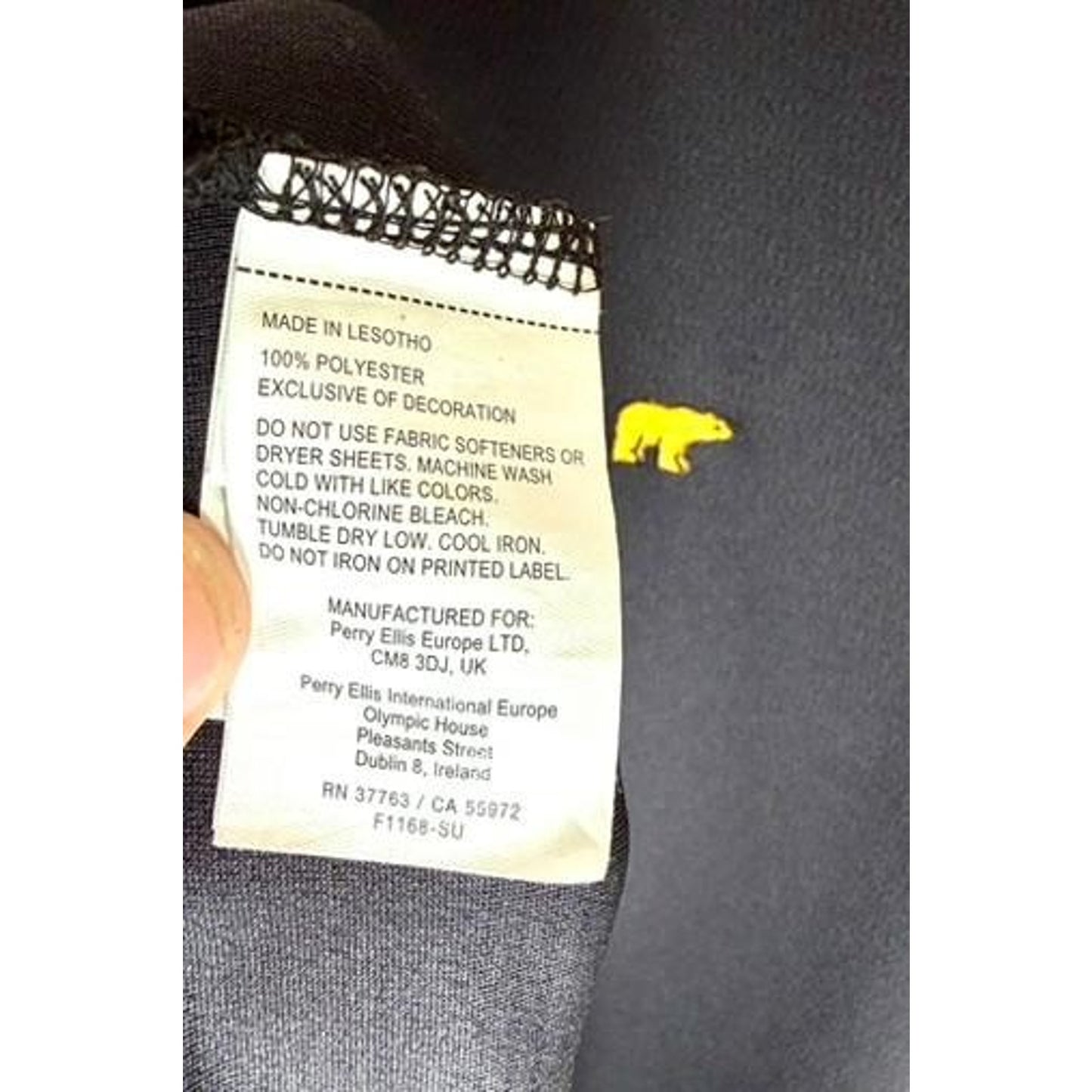 Jack Nicklaus Golden Bear Golf Polo Shirt Mens Medium Black Short Sleeve