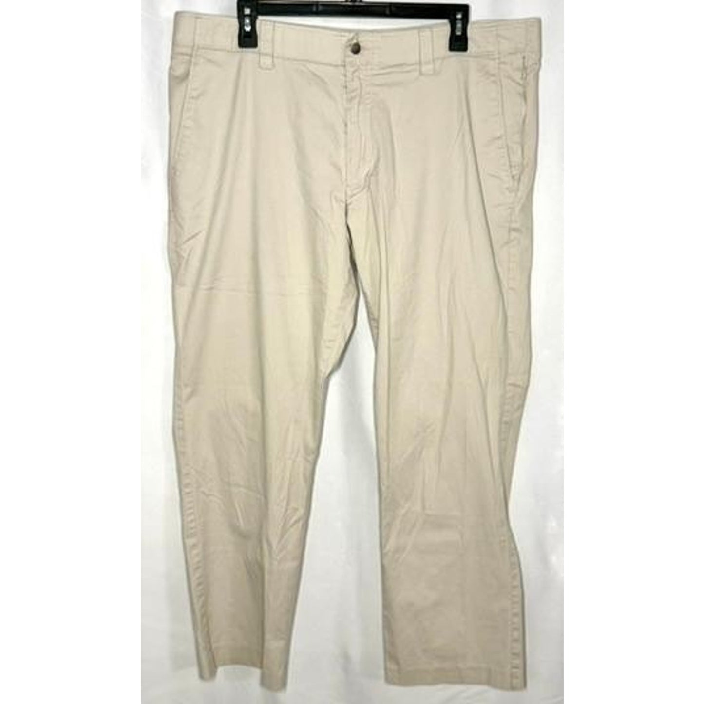Callaway Golf Pants Mens 38x30 Beige Khaki Cotton Blend Stretch Flat Front Chino