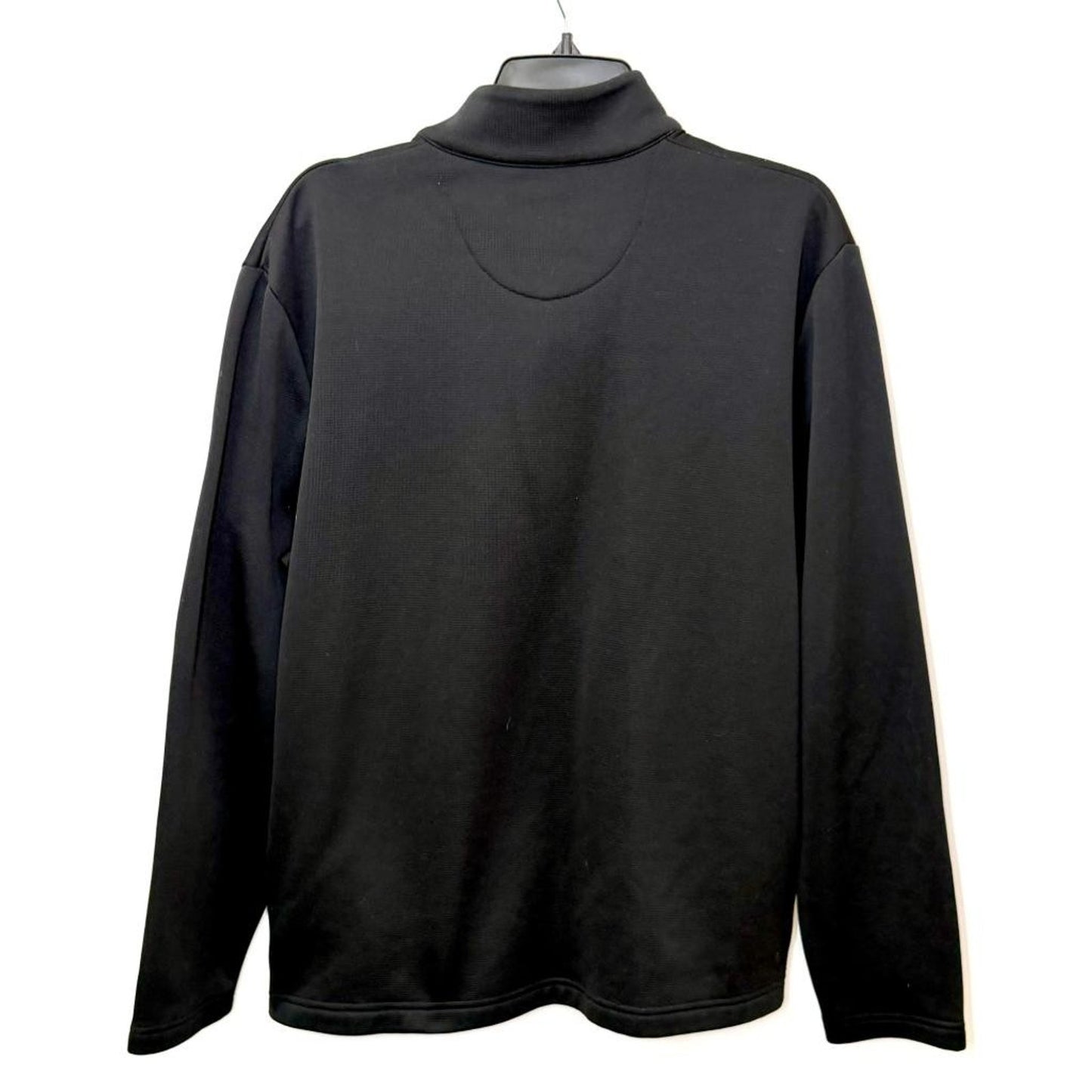 Callaway Golf Sweater Mens Large Black 1/4 Zip Fleece Pullover Jacket