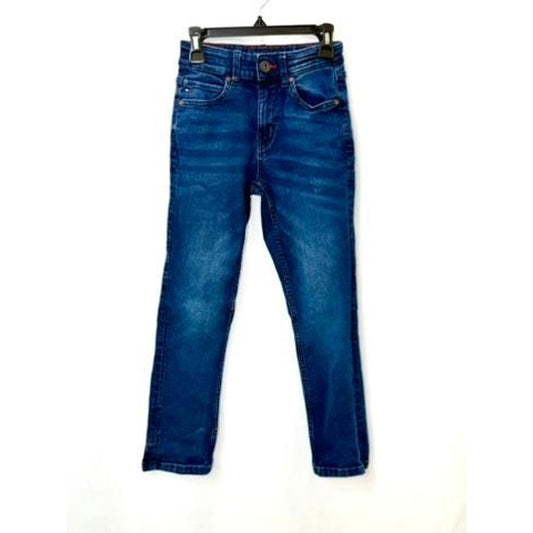 Tommy Hilfiger Boys Stretch Slim Fit Jeans Size 8 Blue Denim Adjustable Waist