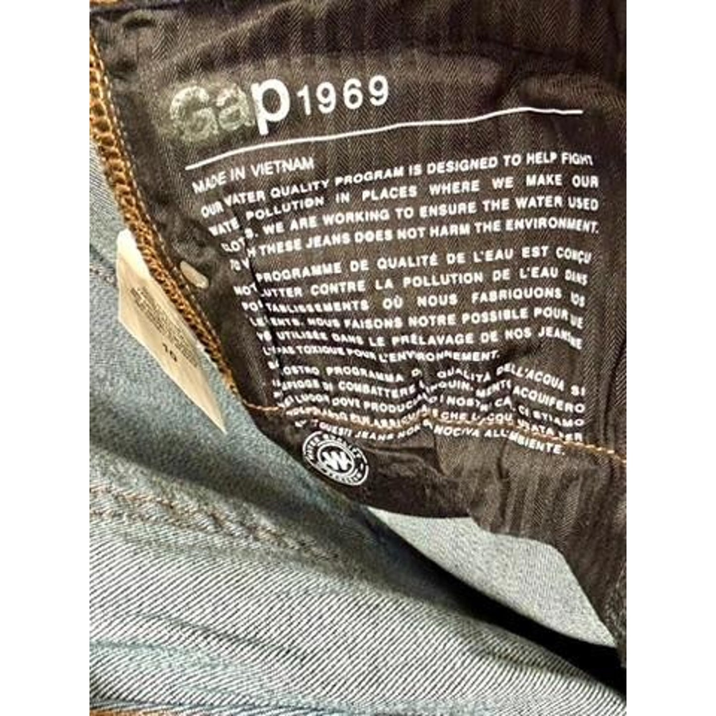 Gap 1969 Bootcut Jeans Womens Size 10 Dark Wash Denim Stretch Blue