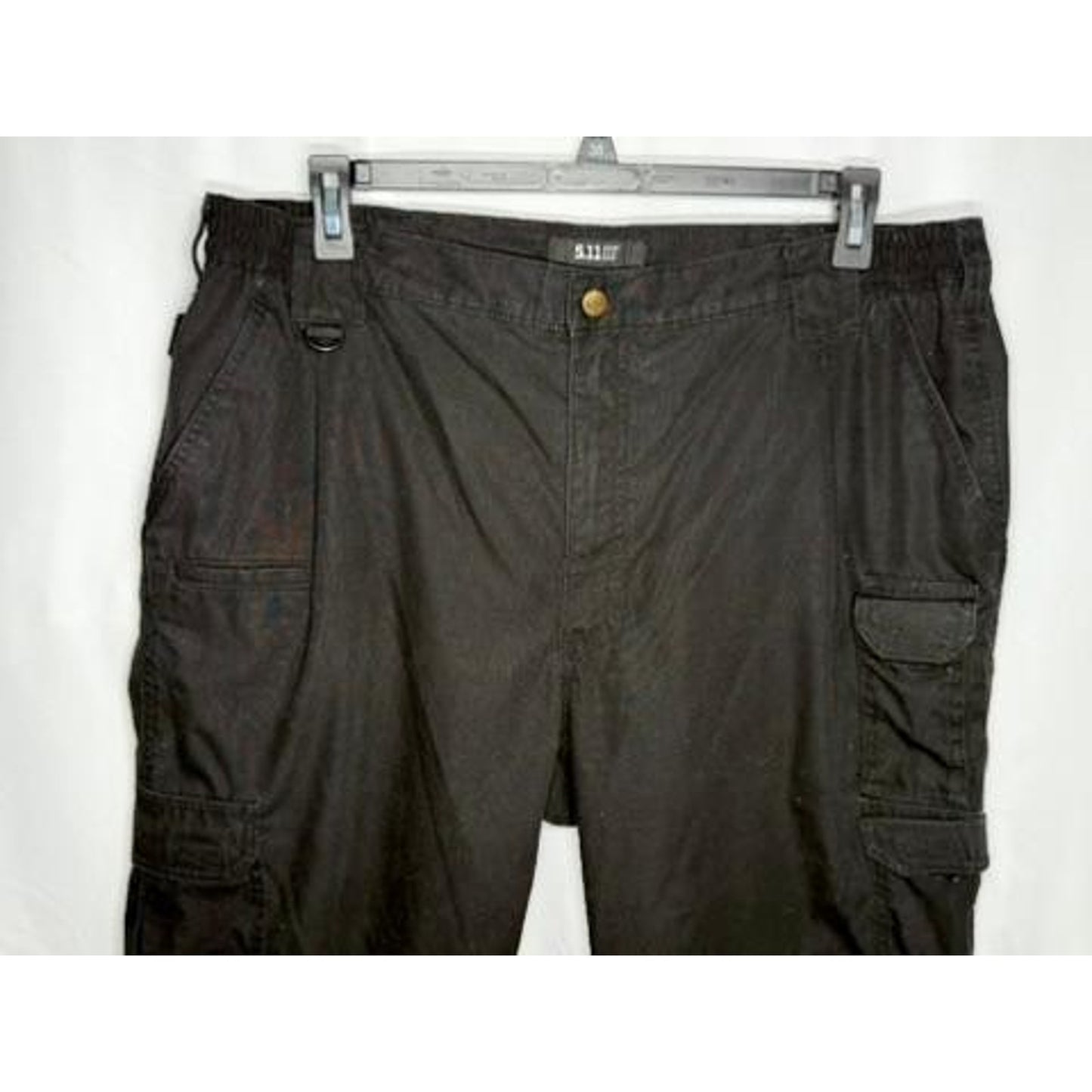 5.11 Tactical Cargo Pants Mens 42x30 Black Ripstop Workwear Utility