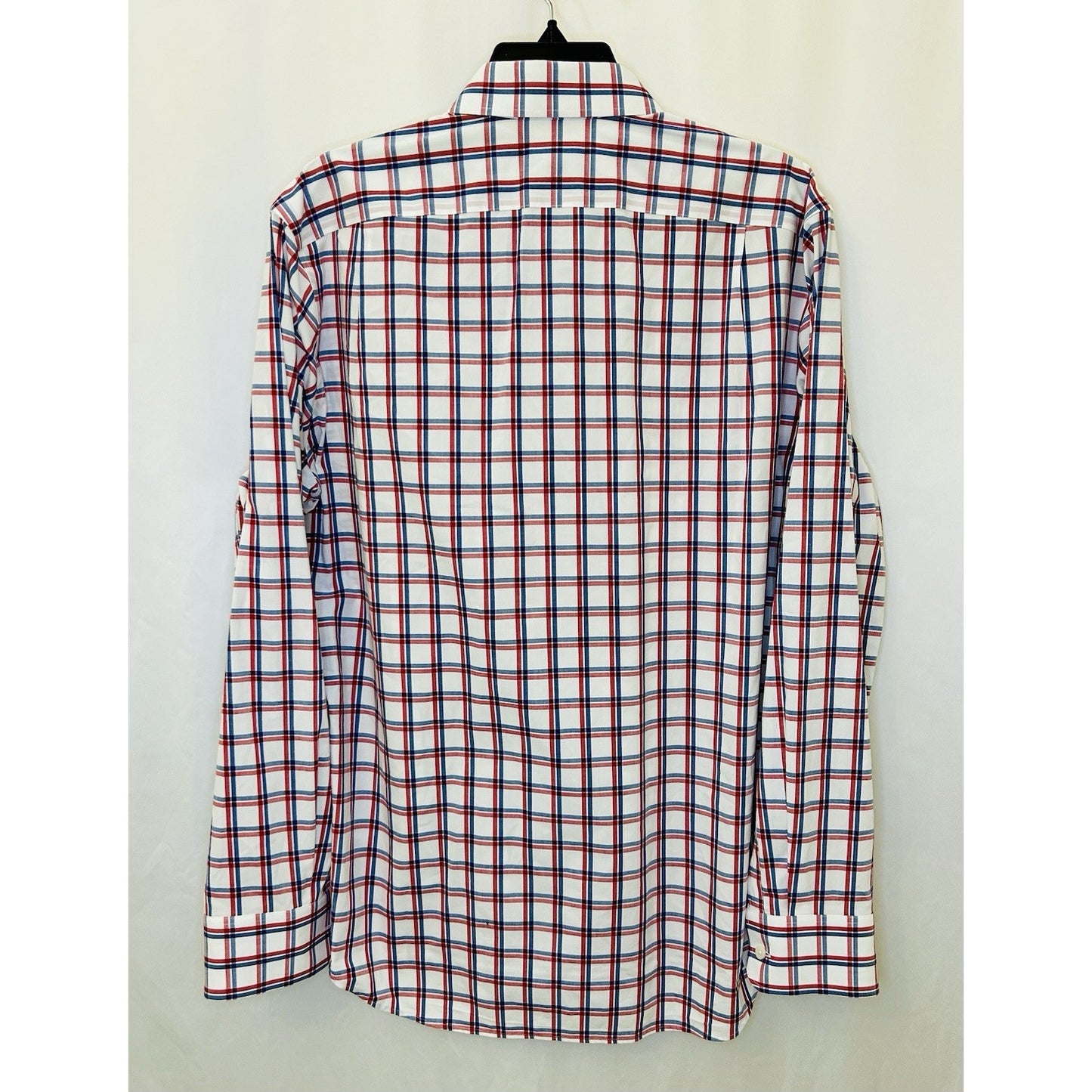 J.Crew Flex Wrinkle Free / Red/Blue Checkered Button Up / Men’s Large 16-16 1/2