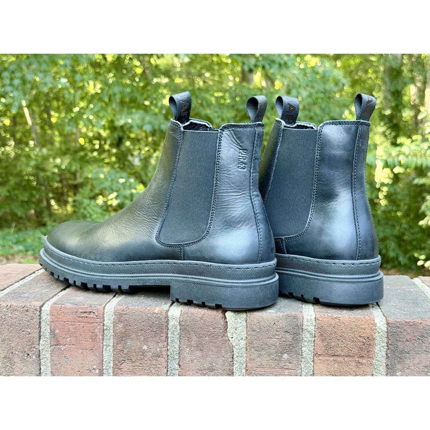 Pajar Cyprus Black Leather Waterproof Chelsea Boot Size 13 / 46 EU ($210 New)