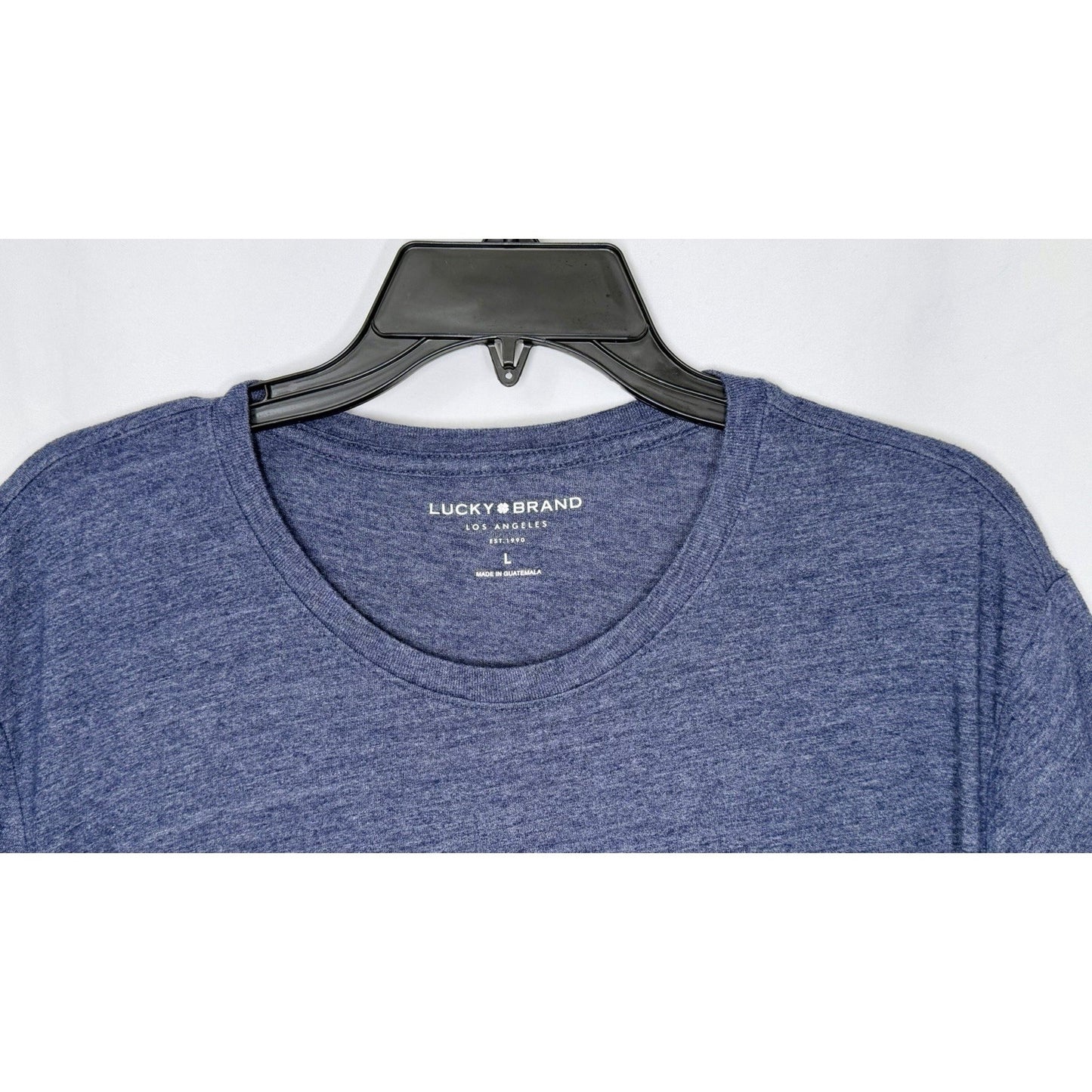 LUCKY BRAND Men's Short Sleeve T-Shirt 1990 Graphic Blue Size Large