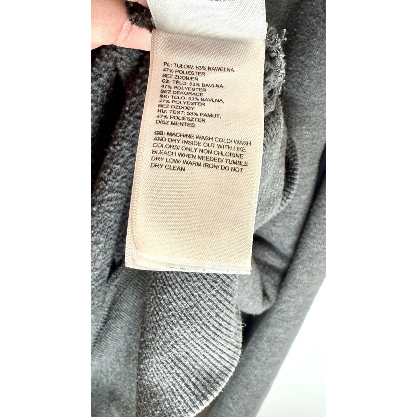 The North Face Hooded Sweater Men's Size Medium Pullover Hoodie Logo Black
