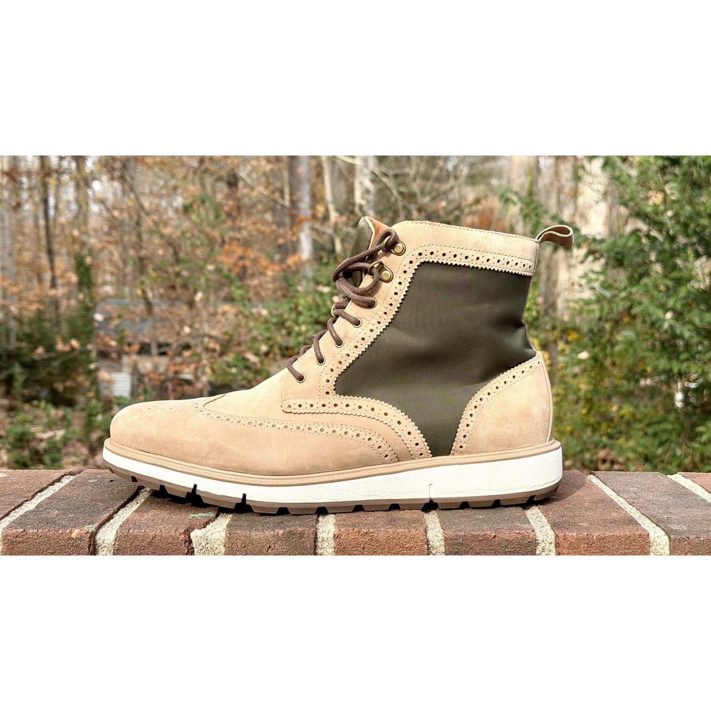 SWIMS Men’s Motion Wingtip Brogue Boots Size 11.5 New NWOT $298 MSRP