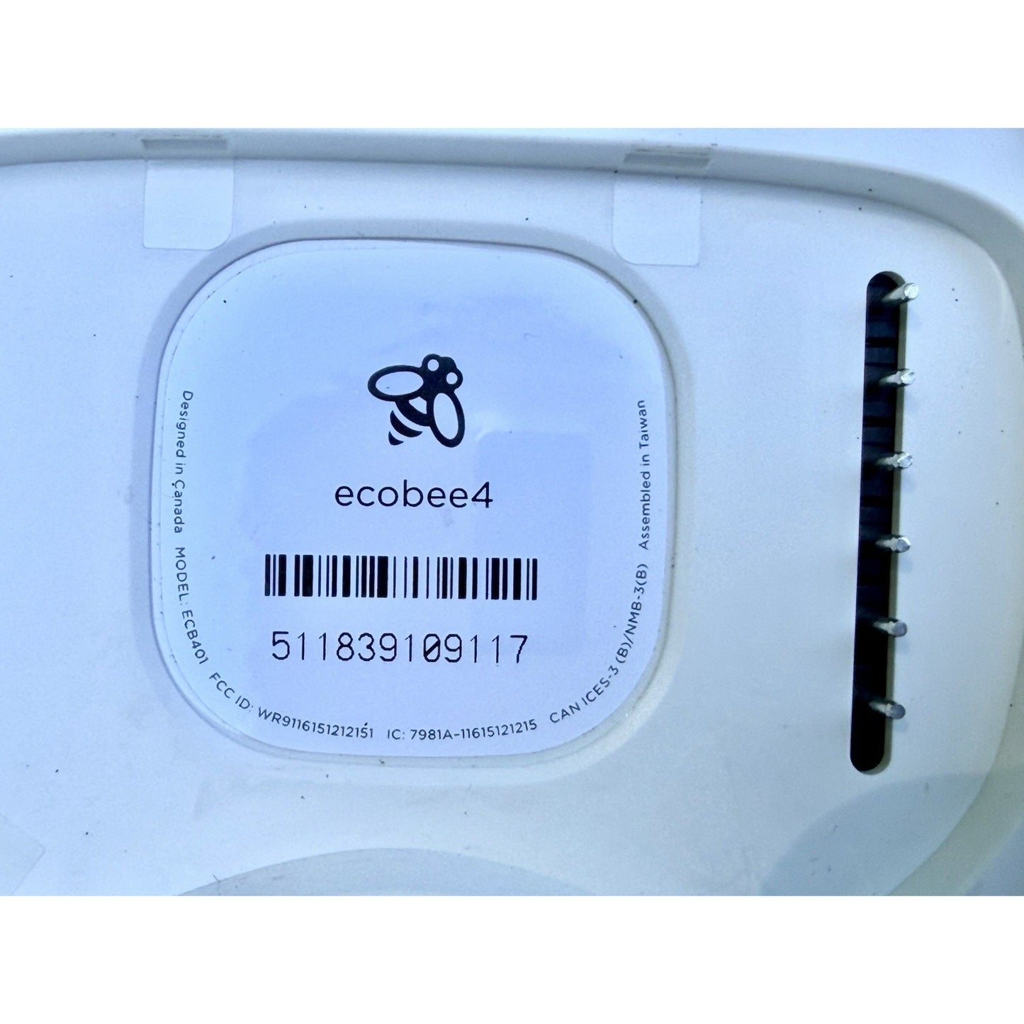 Ecobee 4 Smart Thermostat Black EB-STATE4-01 With Room Sensor And Built-in Alexa