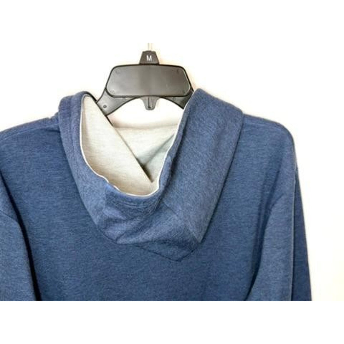 Original Penguin Munsingwear Hoodie Mens Large Blue 1/4 Zip Pullover Sweatshirt