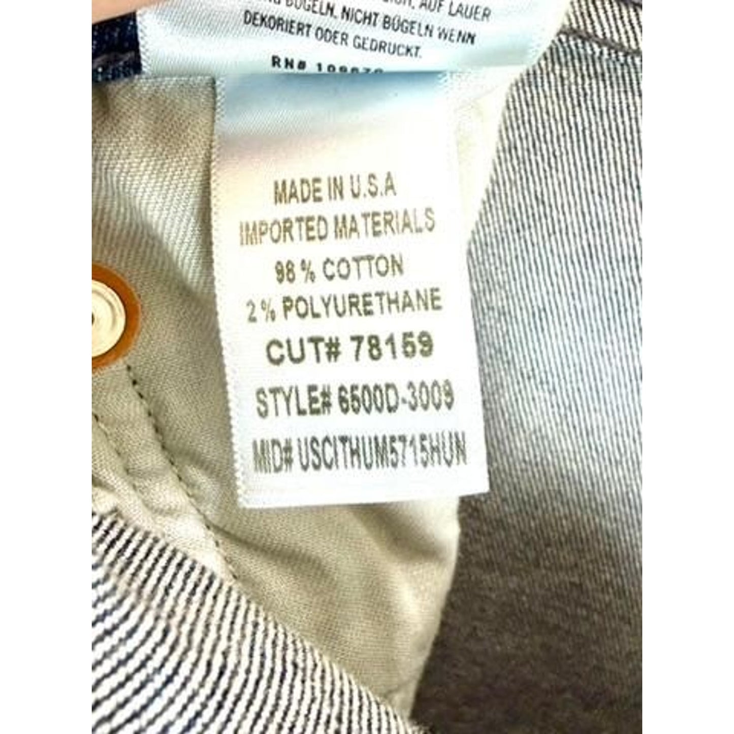 Citizens of Humanity Billy Reid Adler Tapered Classic Jeans Mens 36 Eris NWT