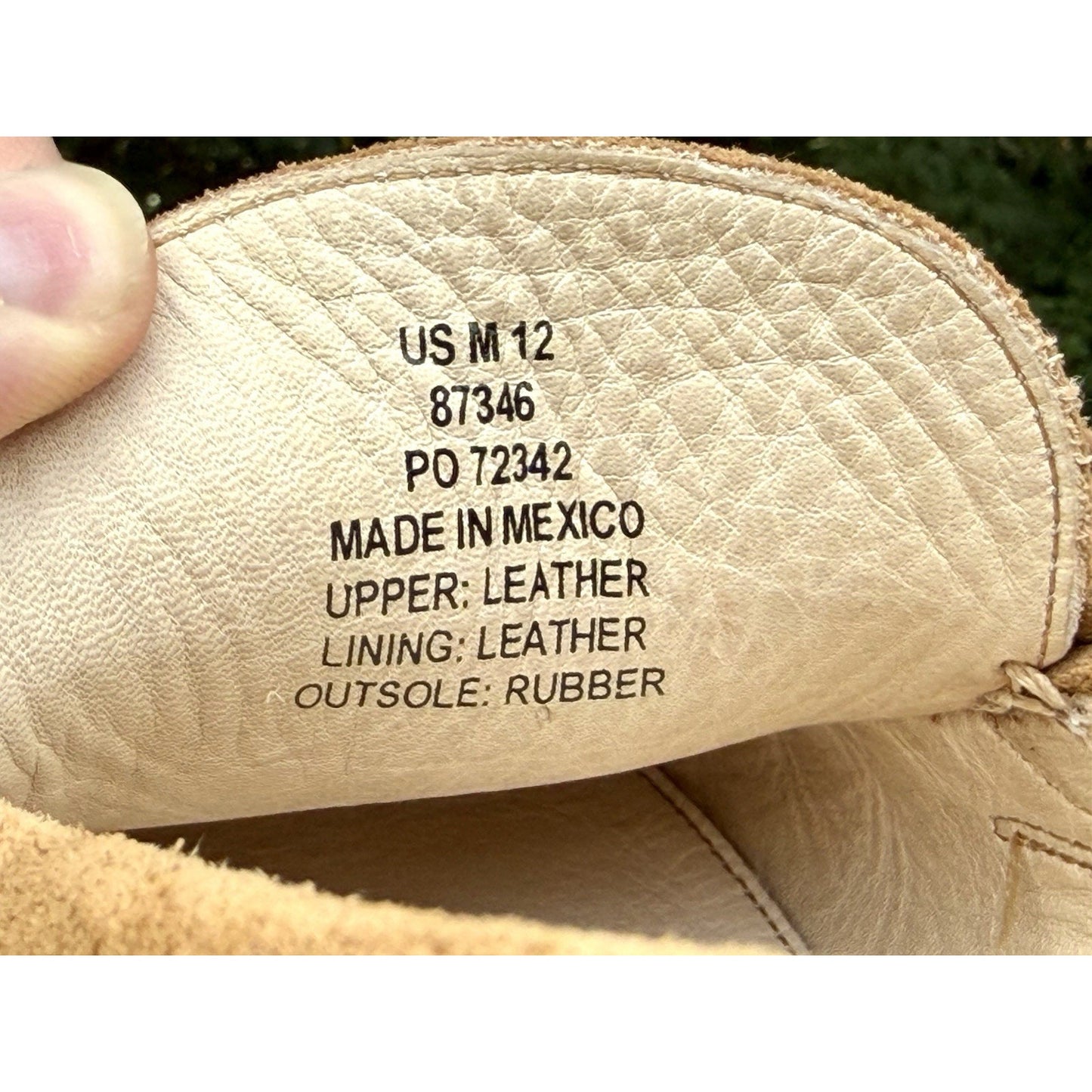 LUCA Drift Penny Loafer Suede Crepe Sole Men’s Size 12 Honey Tan Worn Once