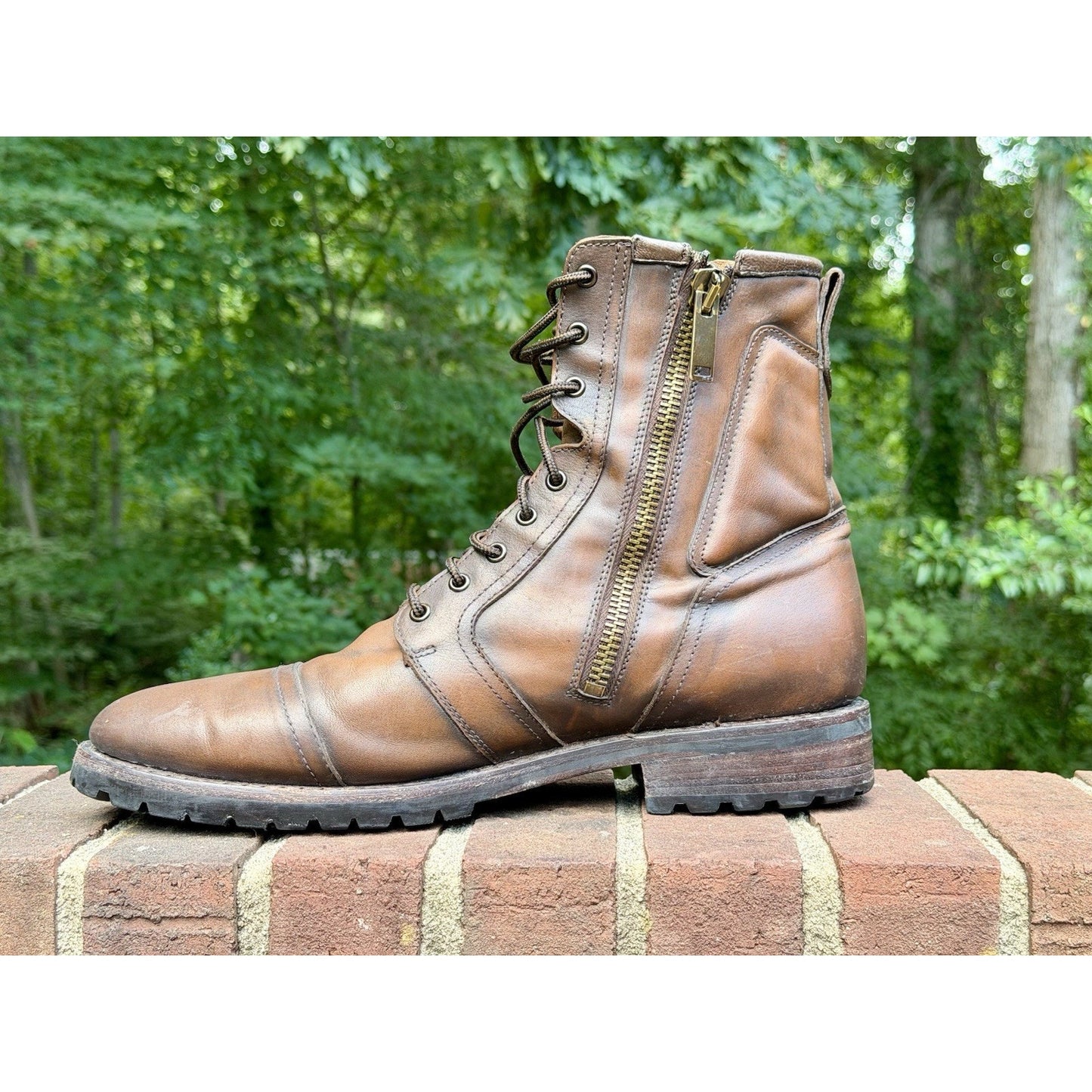 Thursday Boot Co Casa Moto Anejo Leather Zip Boots Men’s 12.5 House Of Friends