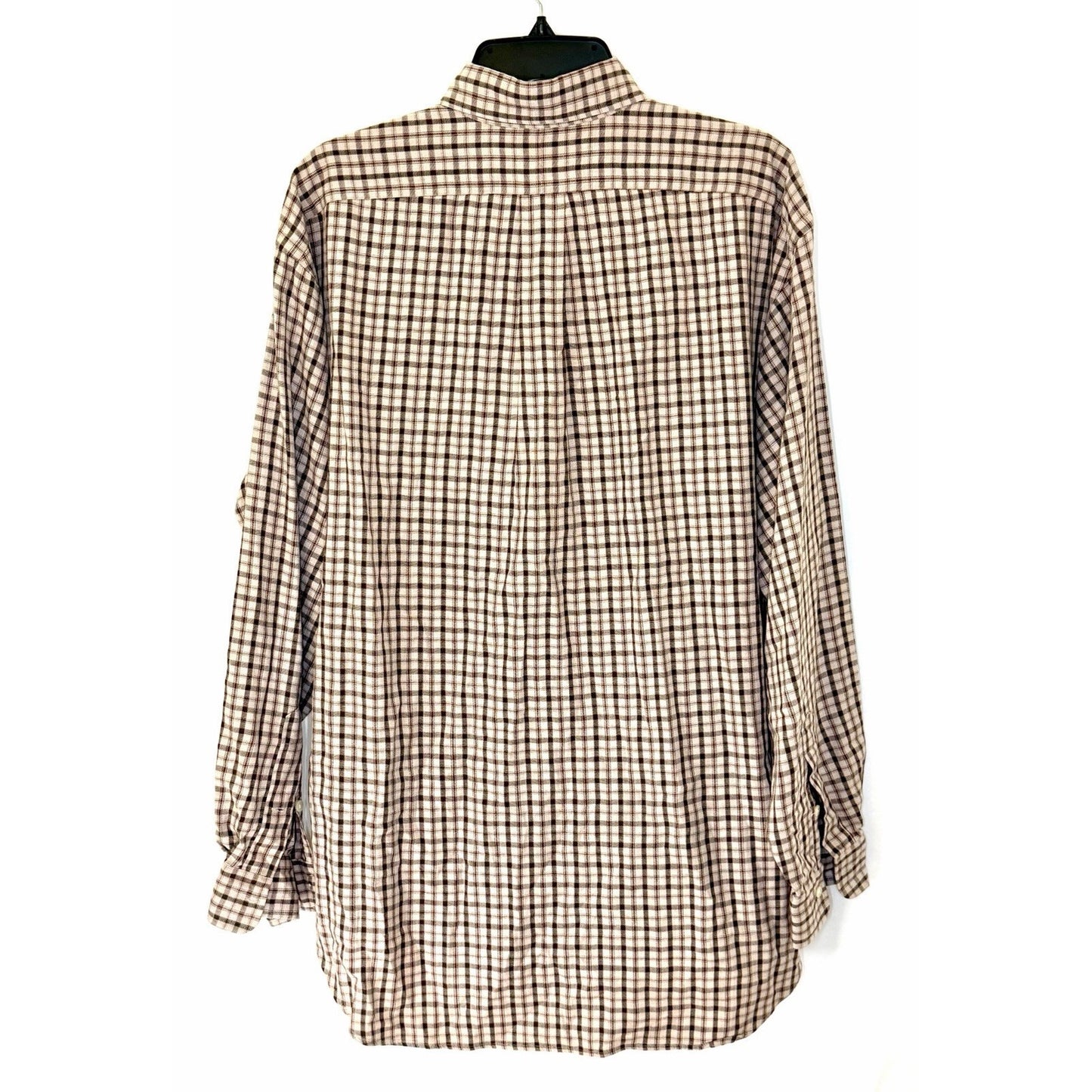 Polo Ralph Lauren Shirt Men Large Button Down Check Shepherds Gingham Blake