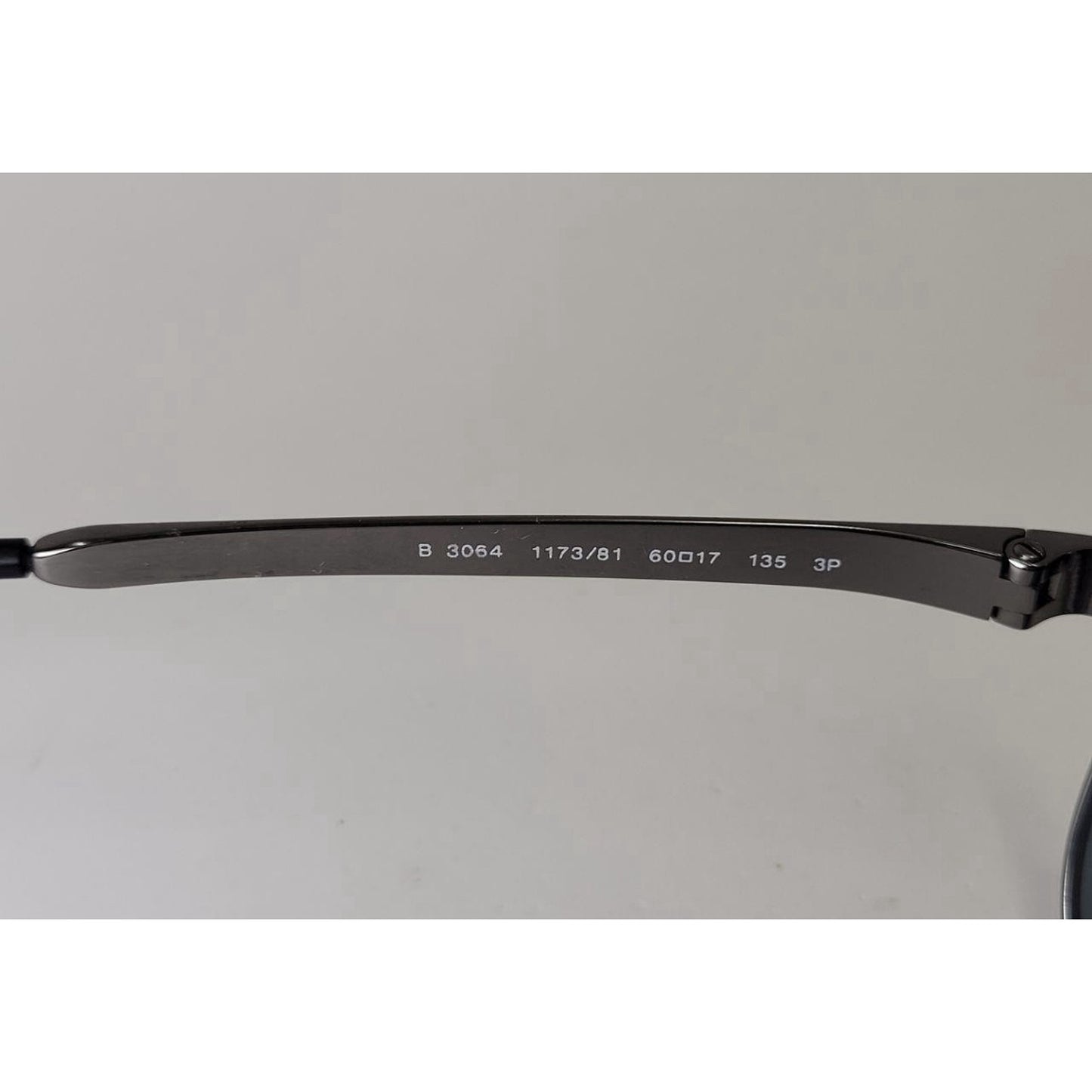 BURBERRY B 3064 1173/81 60017 135 Sunglasses - FRAME ONLY - Discontinued - W/COA