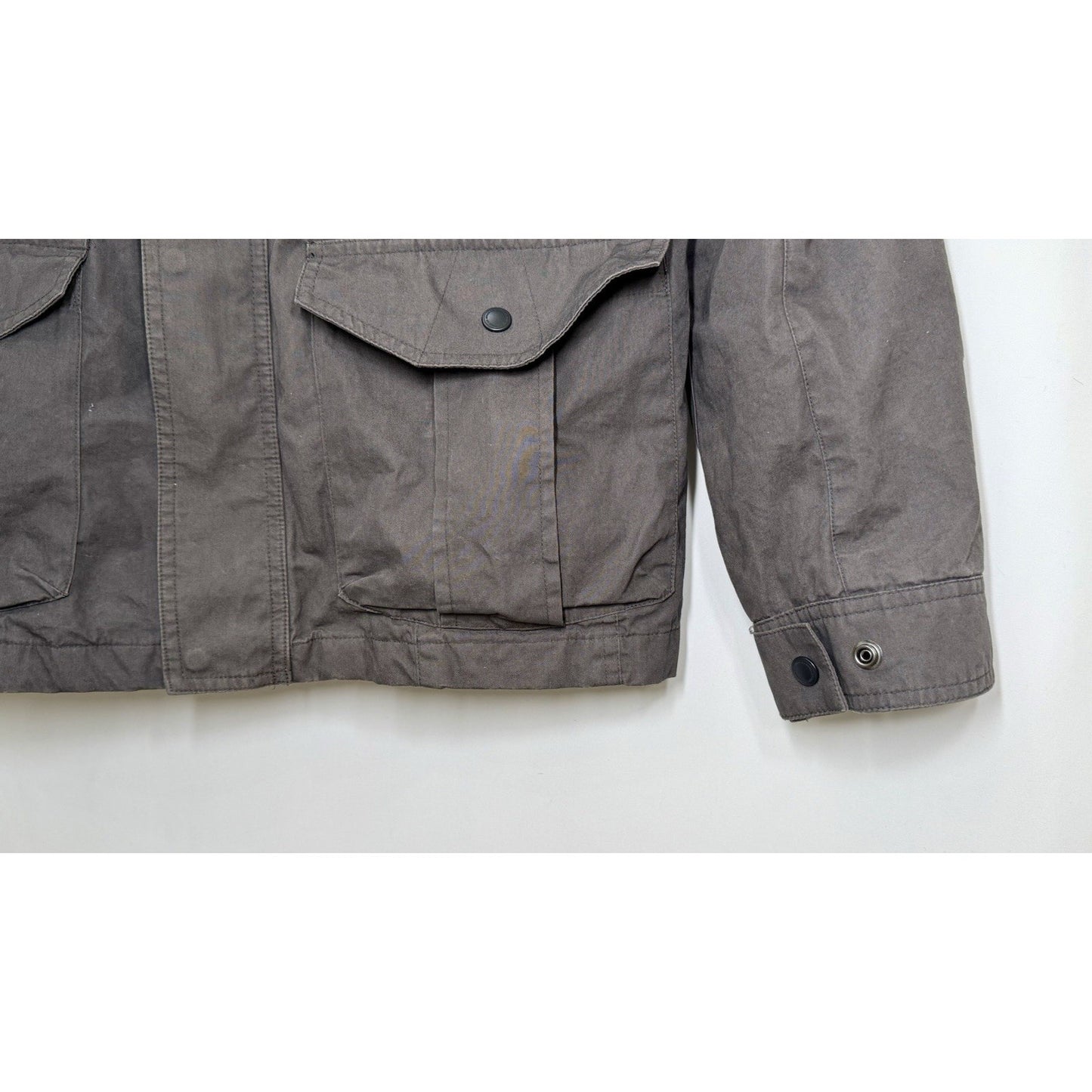 ARMANI EXCHANGE A/X Hidden Hood Dark Gray Jacket Mens Size Large - Worn Twice