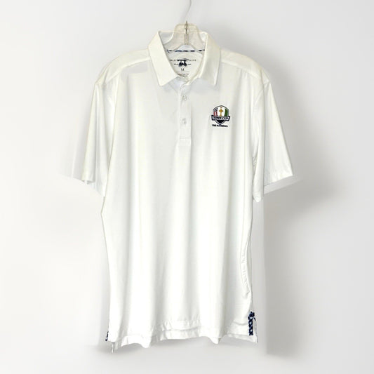 Bald Head Blues Polo Men’s Medium White The National Town Cup Golf Club Shirt