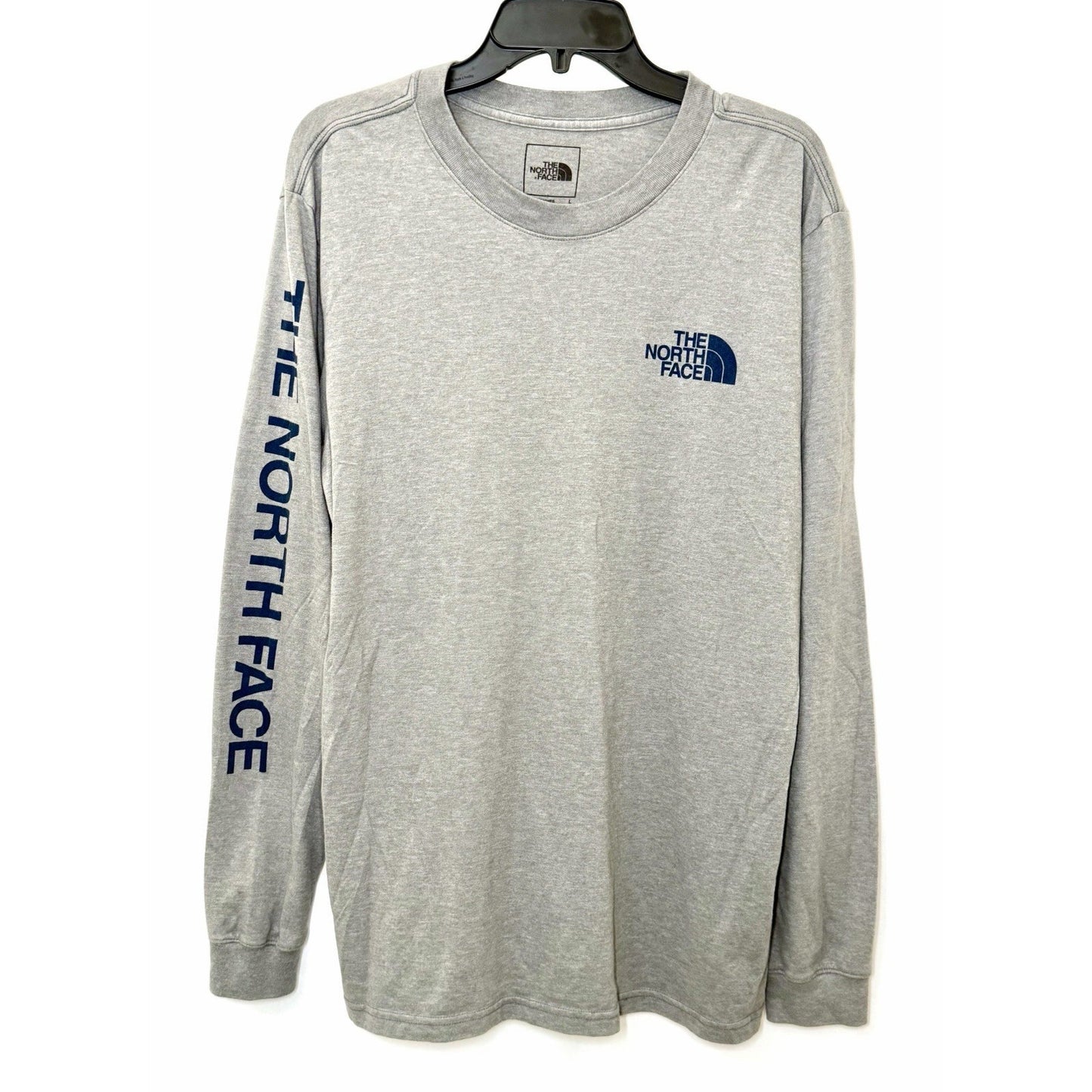 The North Face T-Shirt Men's Large Long Sleeve T-Shirt Grey Cpix