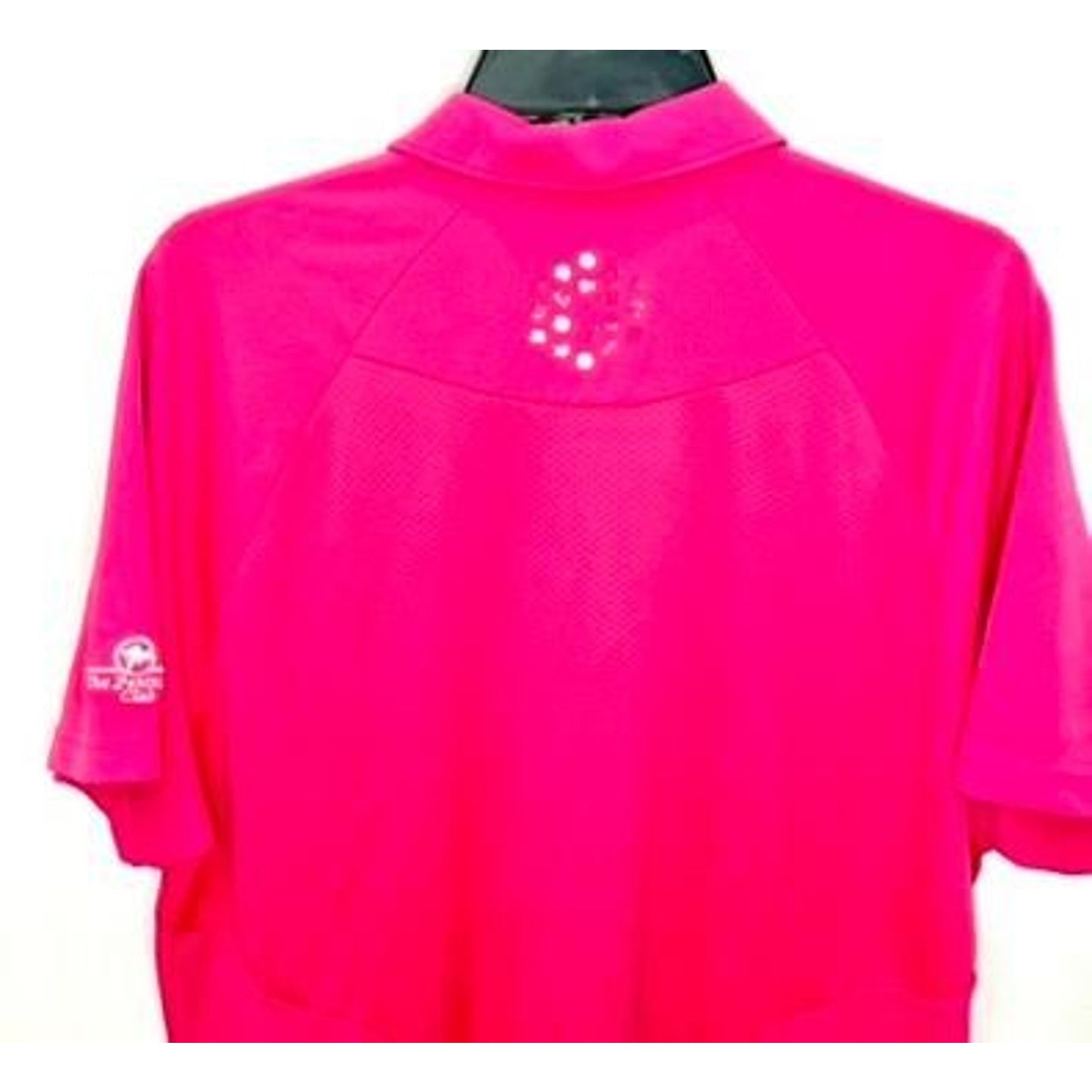Puma Golf Shirt Mens XL Pink Dry Cell Polo The Peninsula Club Short Sleeve